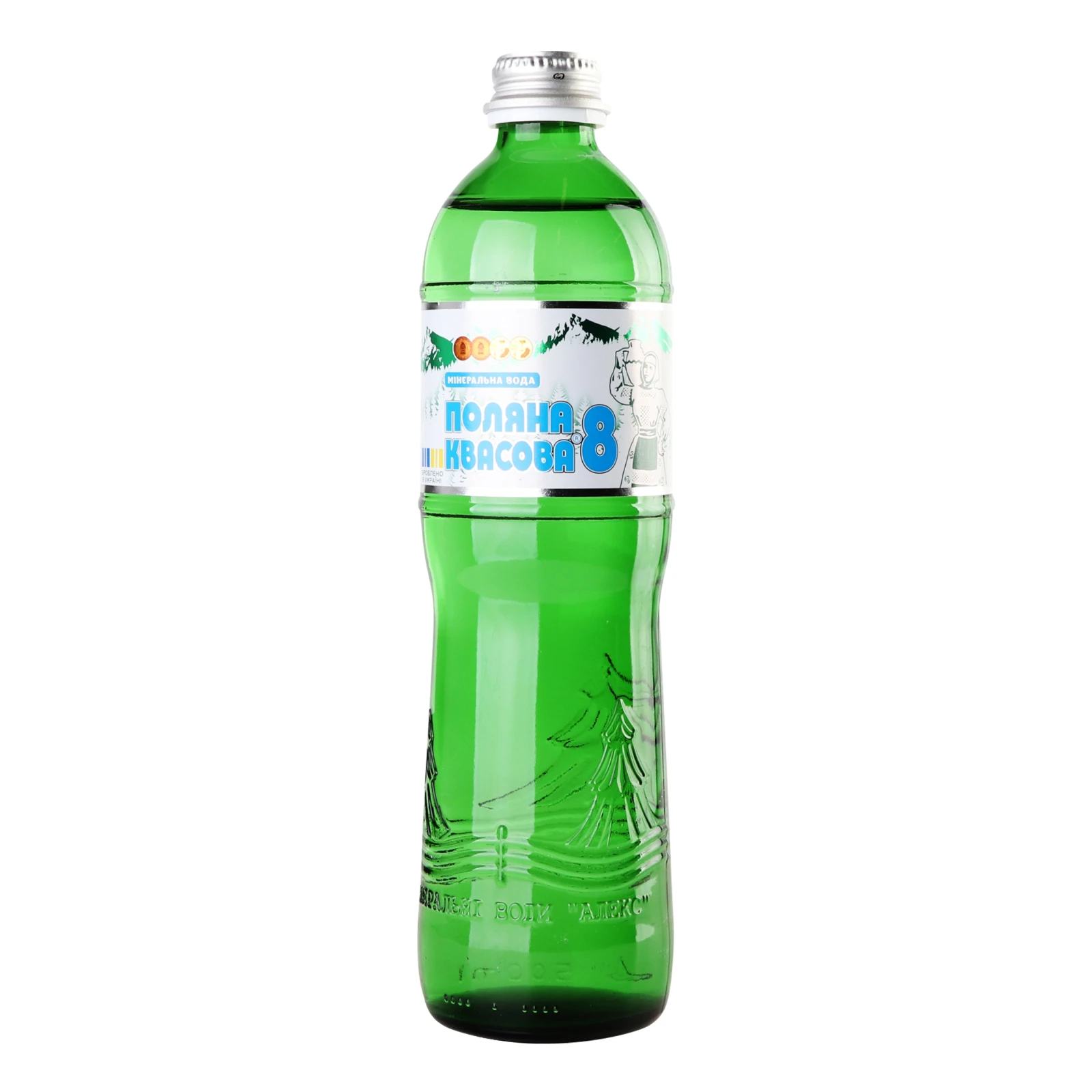 Вода Поляна квасова-8 500мл мінеральна газ ск/пляш Фото №:1
