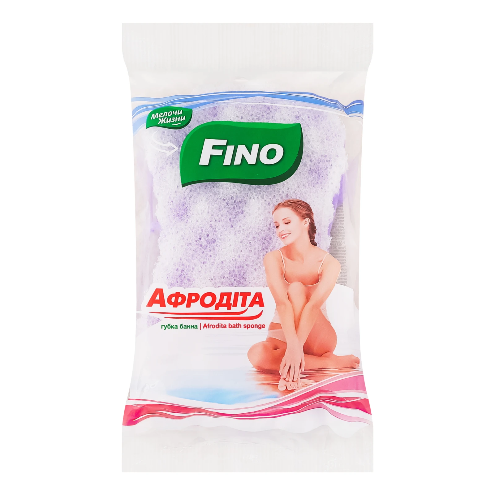 Губка банна Fino Афродіта 1шт Фото №:1