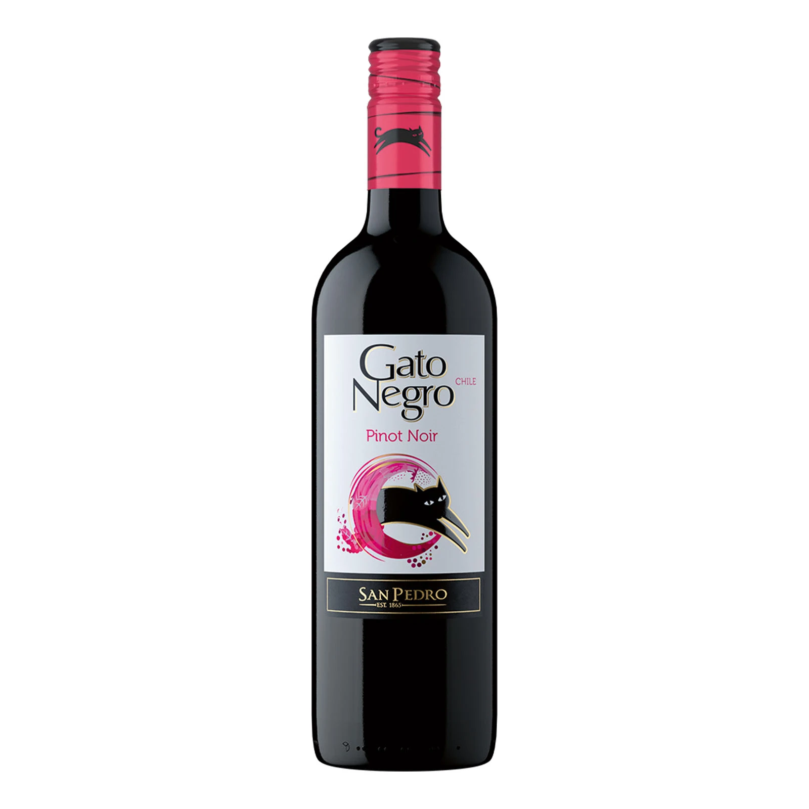 Вино Gato Negro Pinot Noir 0,75л червоне сухе Чилі Фото навігації №:1