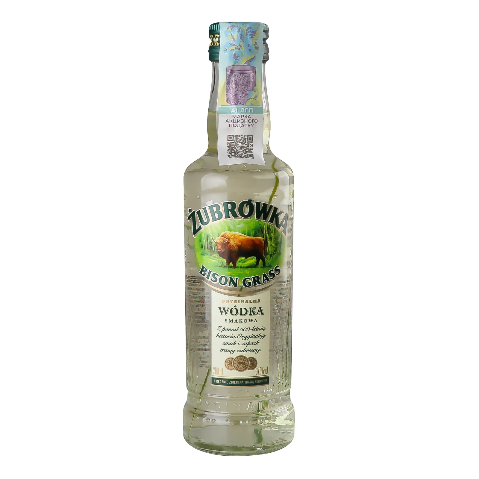 Напій алк. Zubrowka 0,2л 37,5% Bison Grass Фото навігації №:1