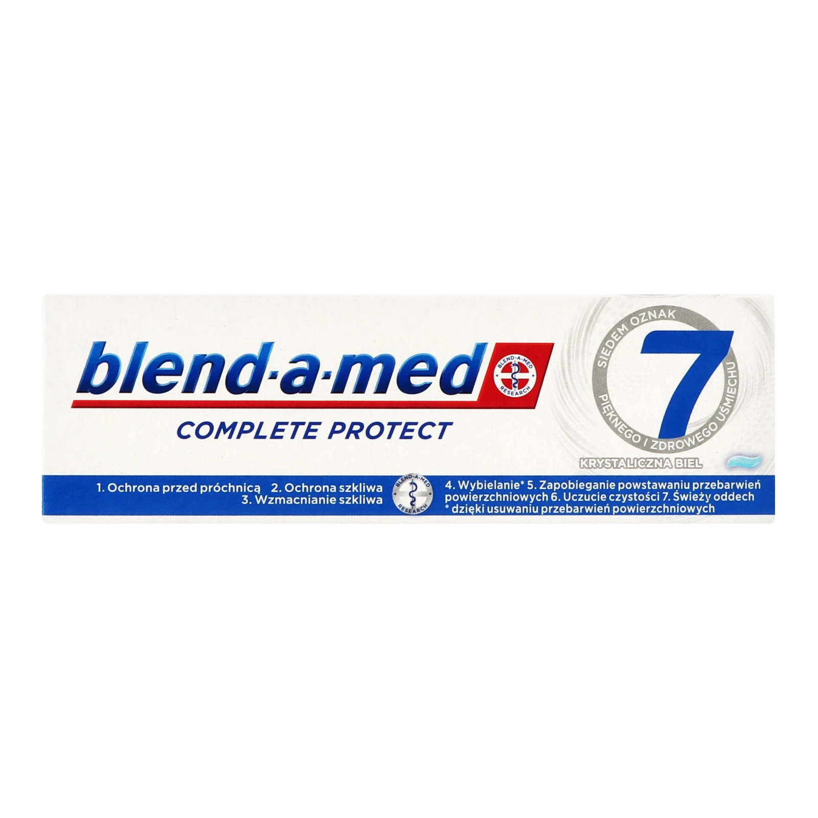 Паста зубна Blend-a-Med Complete Protect 7 Кришталева Білизна 75мл Фото №:1