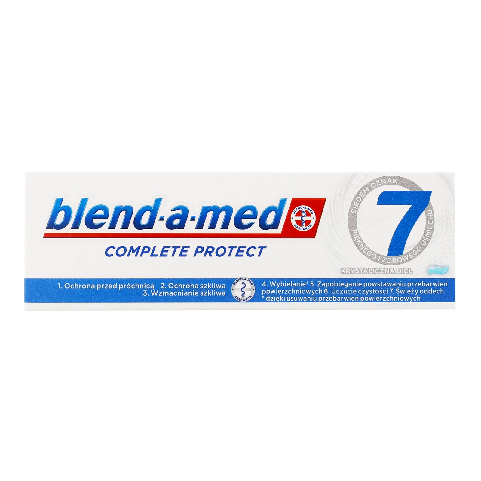 Паста зубна Blend-a-Med Complete Protect 7 Кришталева Білизна 75мл Фото №:1
