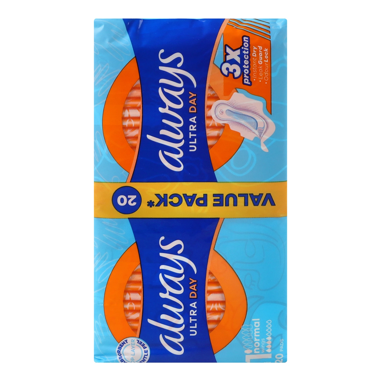 Прокладки Always гігієнічні Ultra Day Normal ароматизовані 20шт Фото №:2