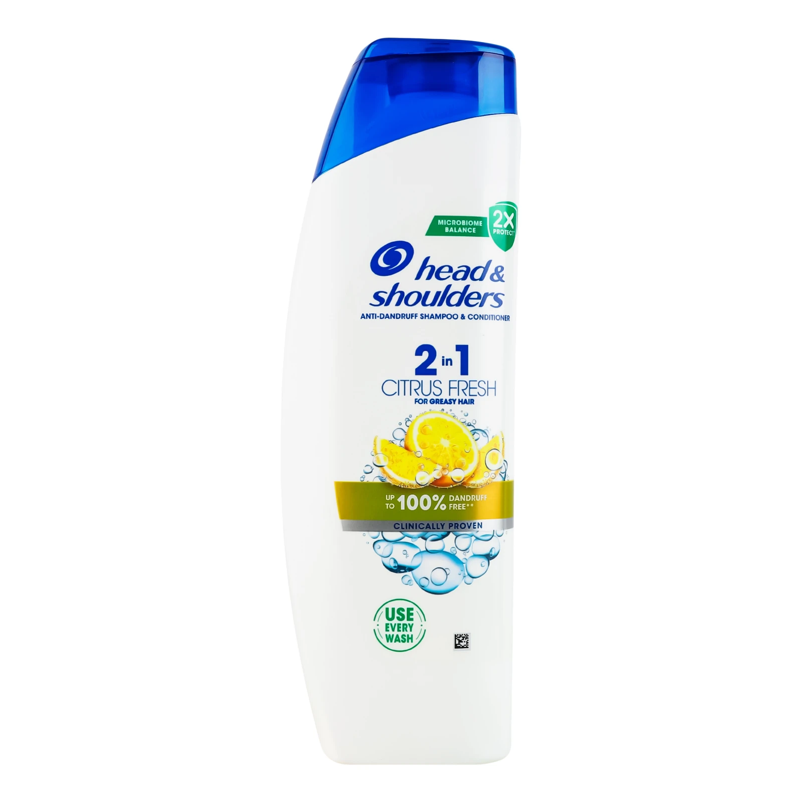 Шампунь та бальзам-ополіскувач Head&Shoulders Citrus Fresh 2в1 проти лупи 330мл Фото навігації №:1