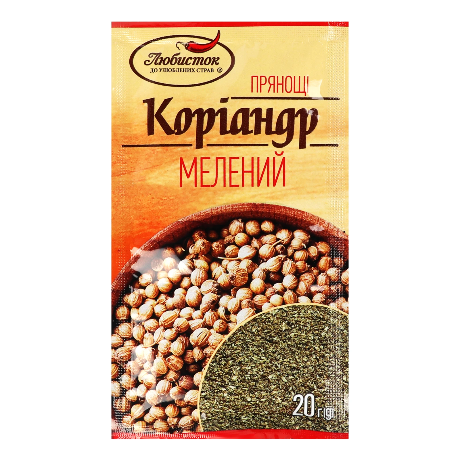 Коріандр Любисток мелений 20г Фото №:1