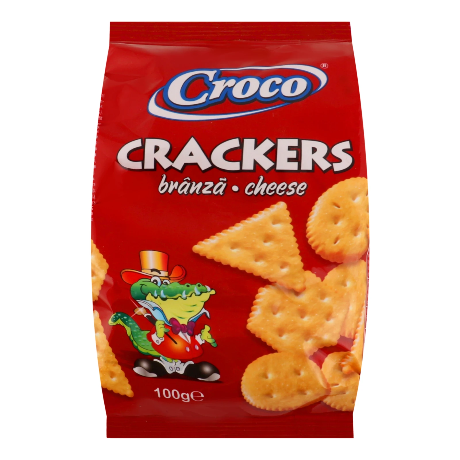 Крекери Croco зі смаком сиру 100г Фото №:1