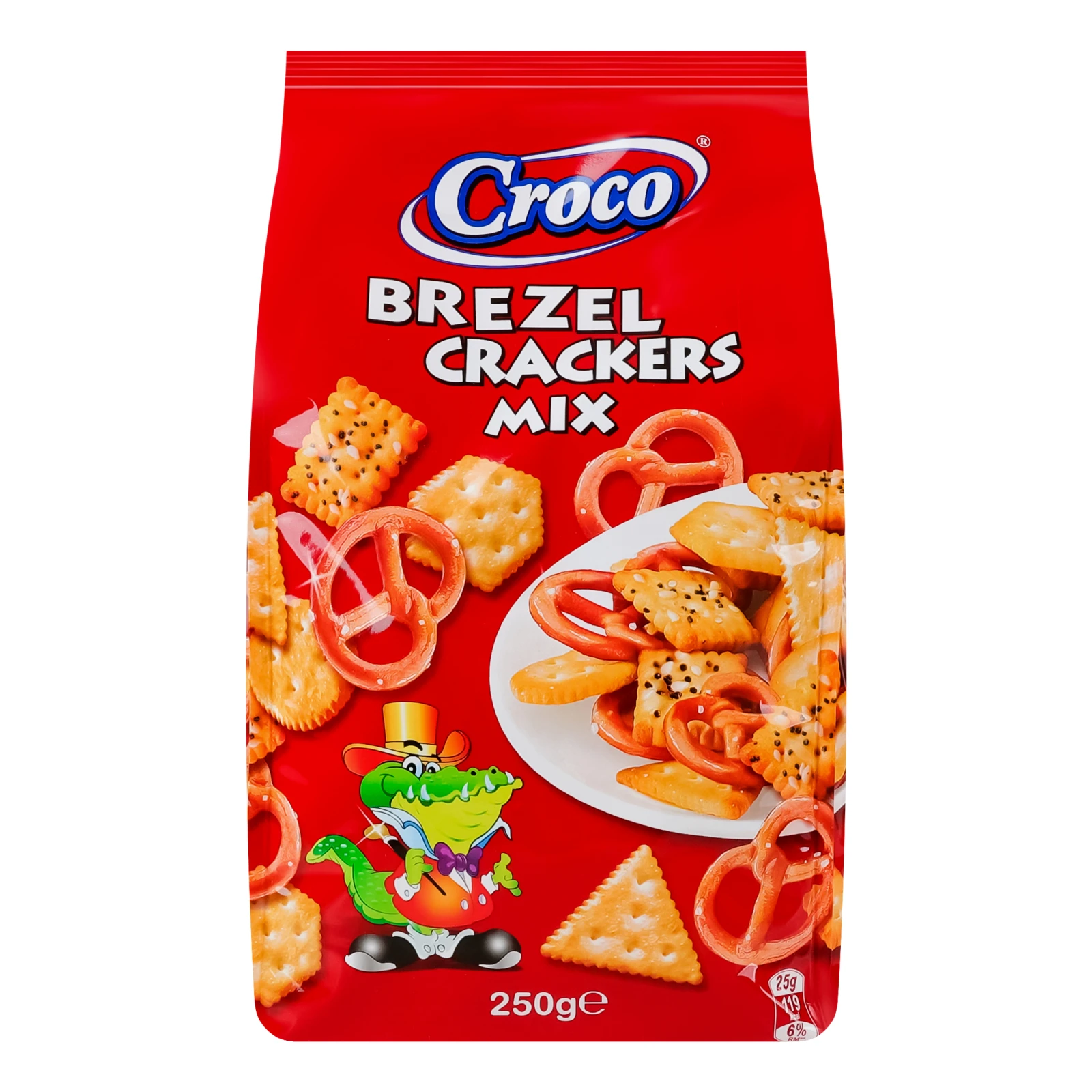 Печиво Croco Mix крекери та кренделики 250г Фото №:1