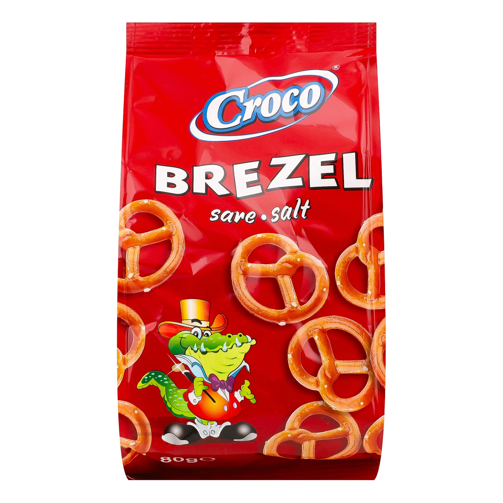 Соломка Croco Brezel фігурна солена 80г Фото №:1