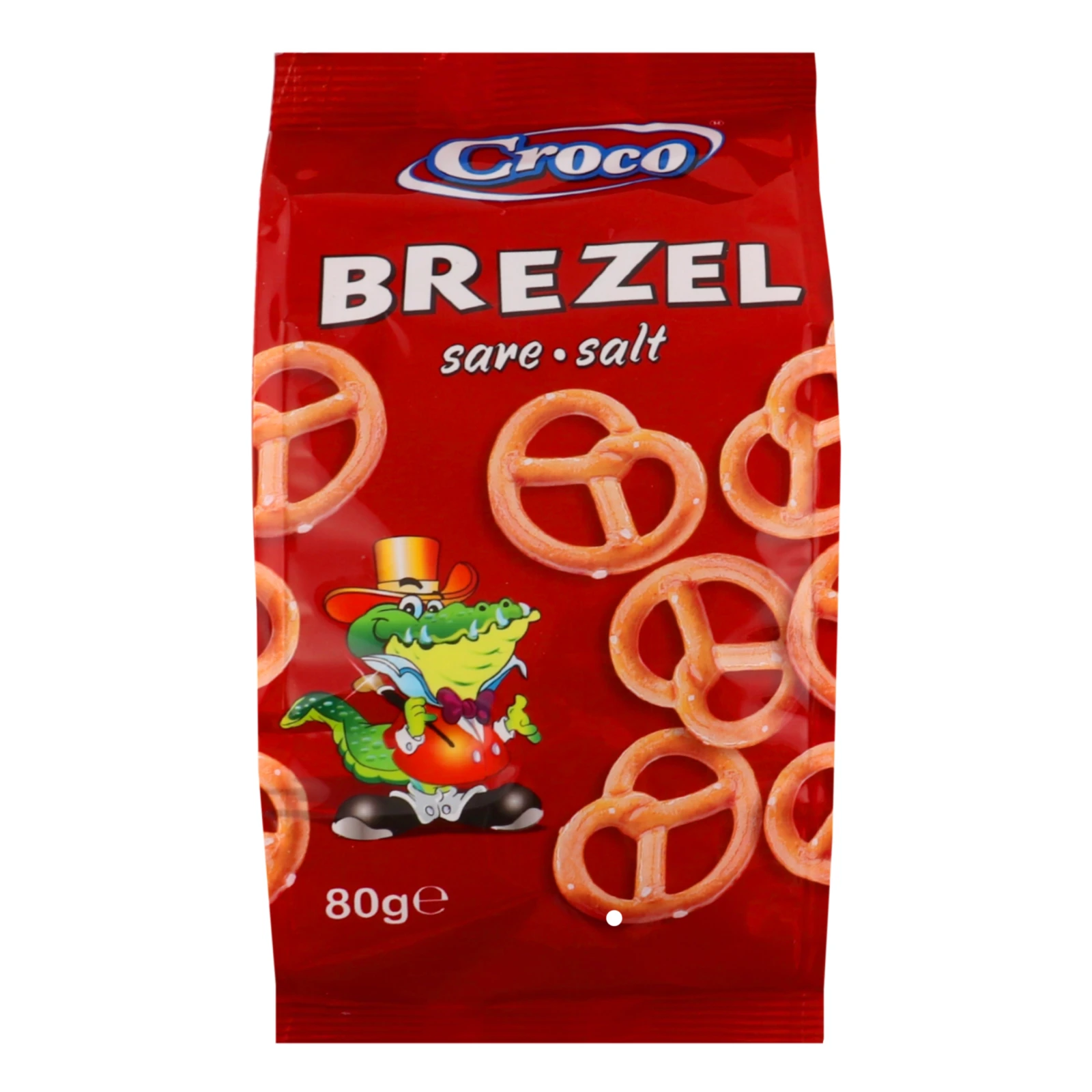 Соломка Croco Brezel фігурна солена 80г Фото №:1