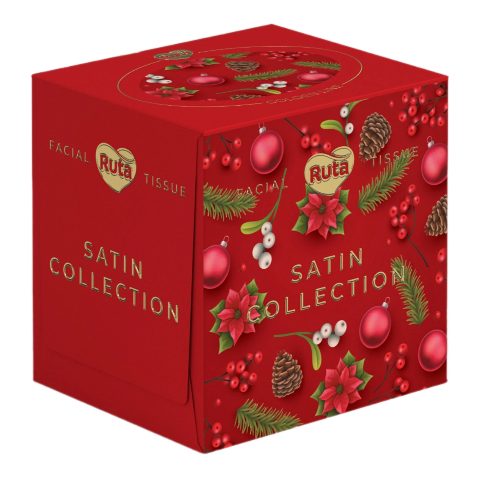 Серветки Ruta Satin collection косметичні 2-х шарові 80шт Фото №:2