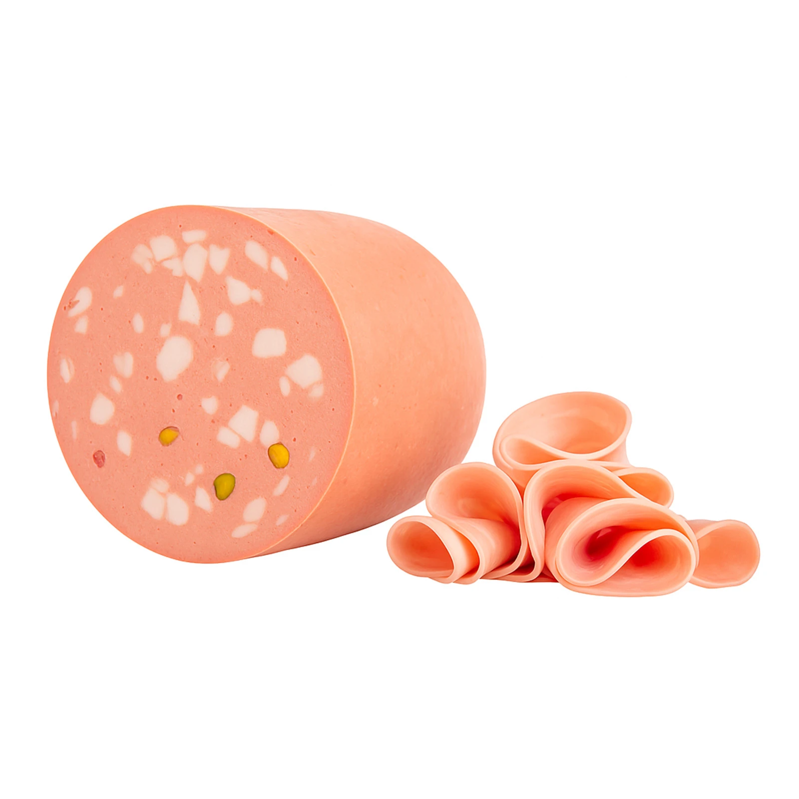 Ковбаса Simonini Мортадела з фісташками Новинка Фото №:1