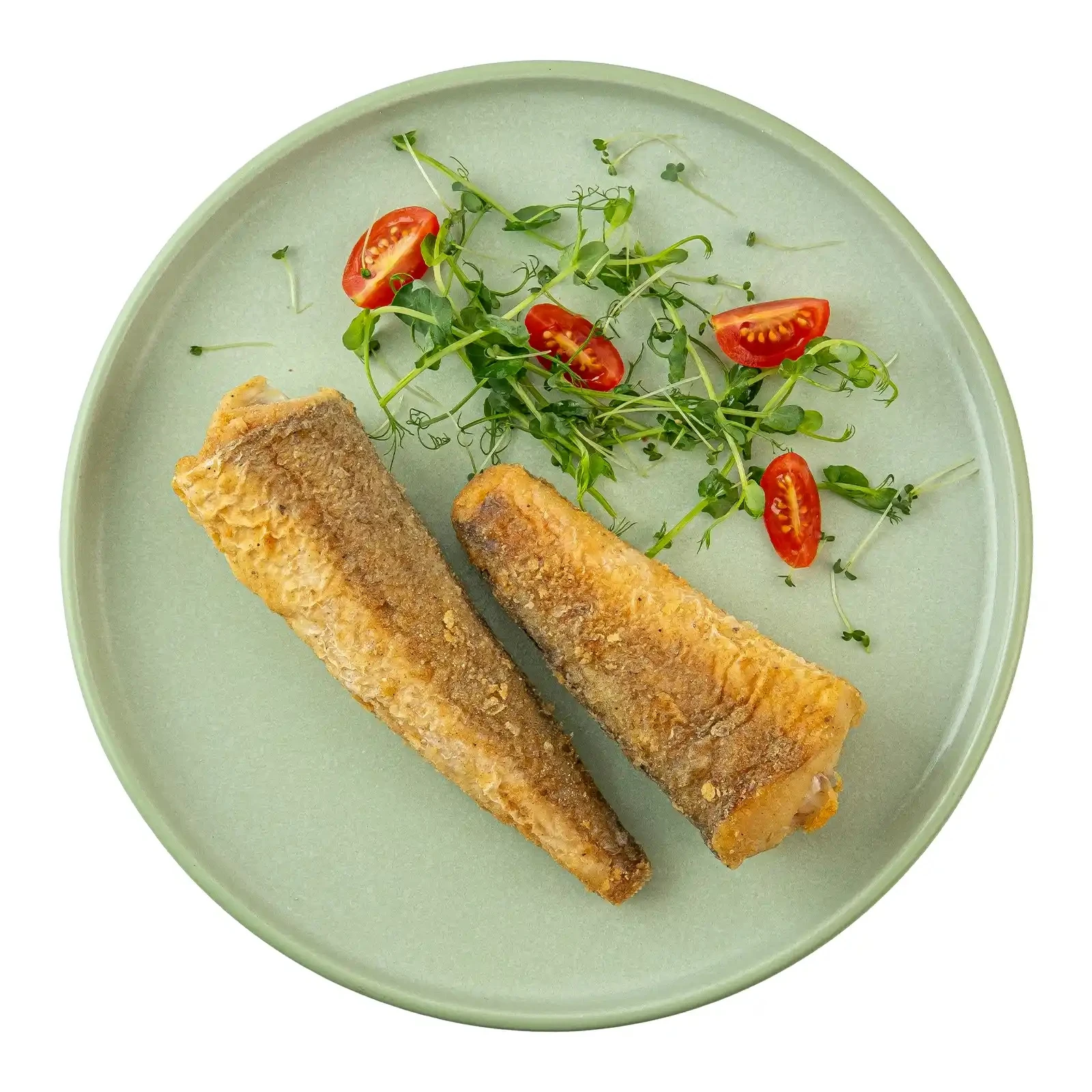 Хек в кукурудзяному борошні Фото №:1