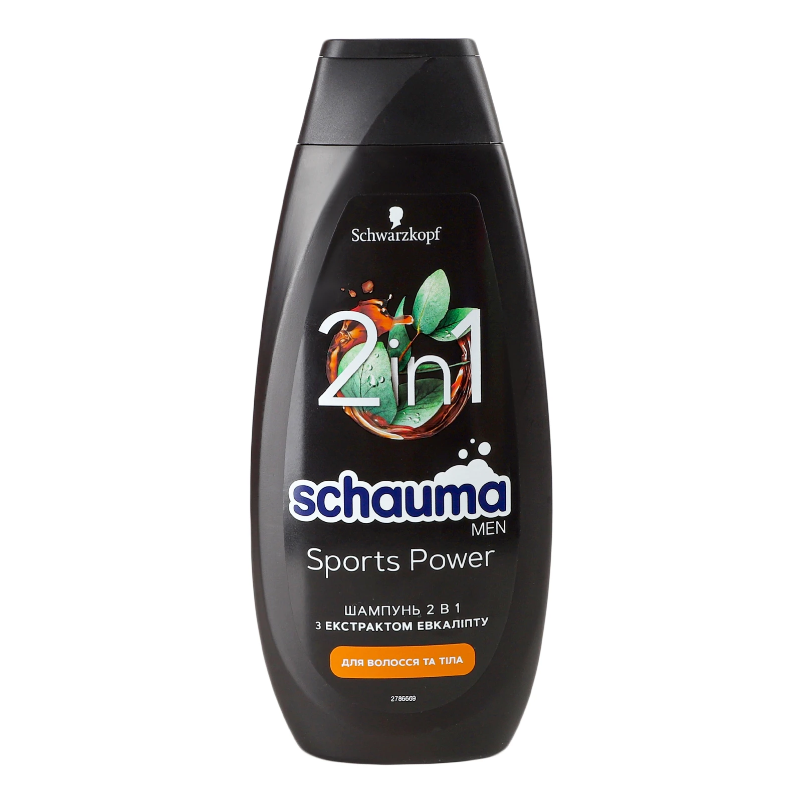 Шампунь Schauma 380мл Sports для волосся та тіла Фото №:1