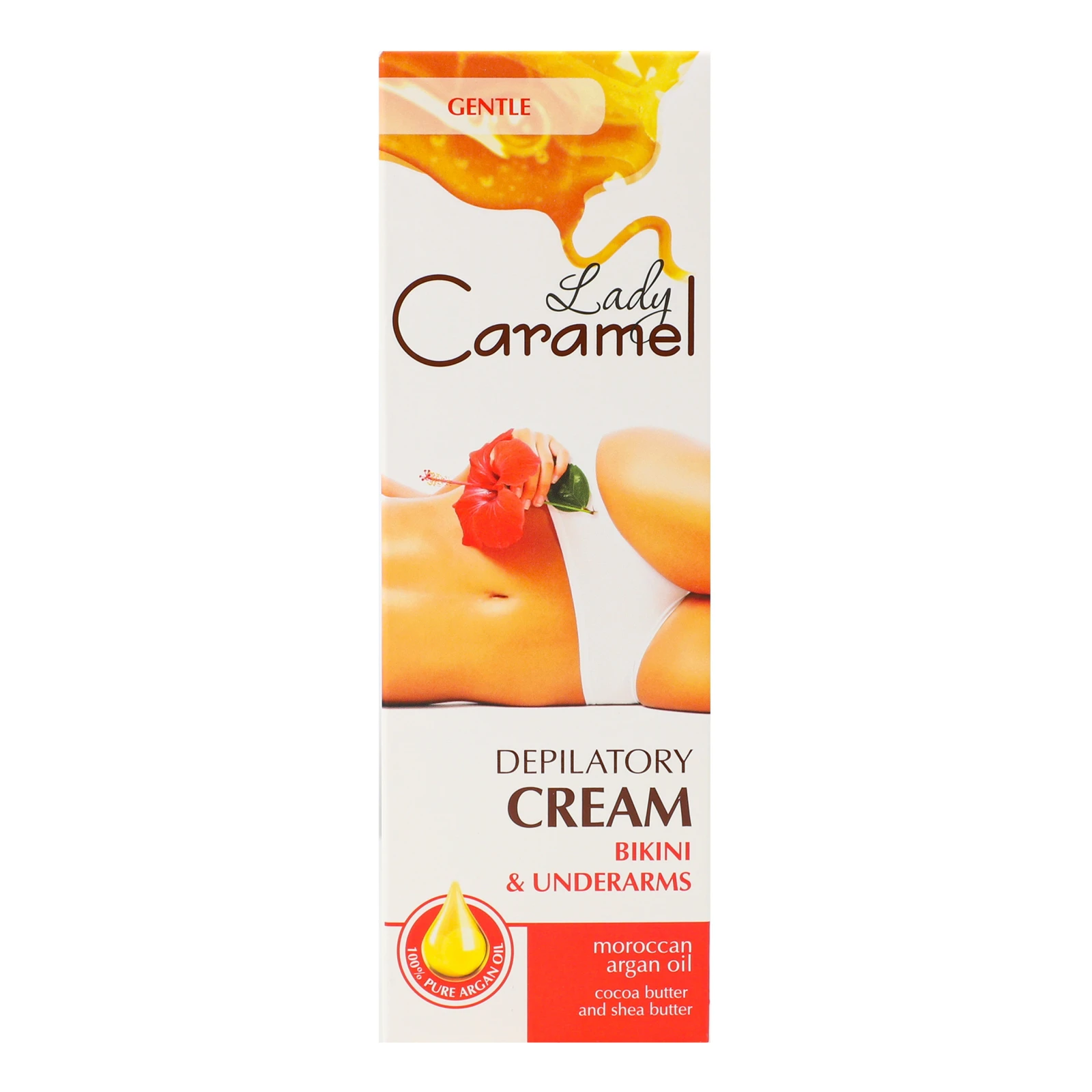 Крем Lady Caramel для депіляції зона бікіні та під пахвами 100мл