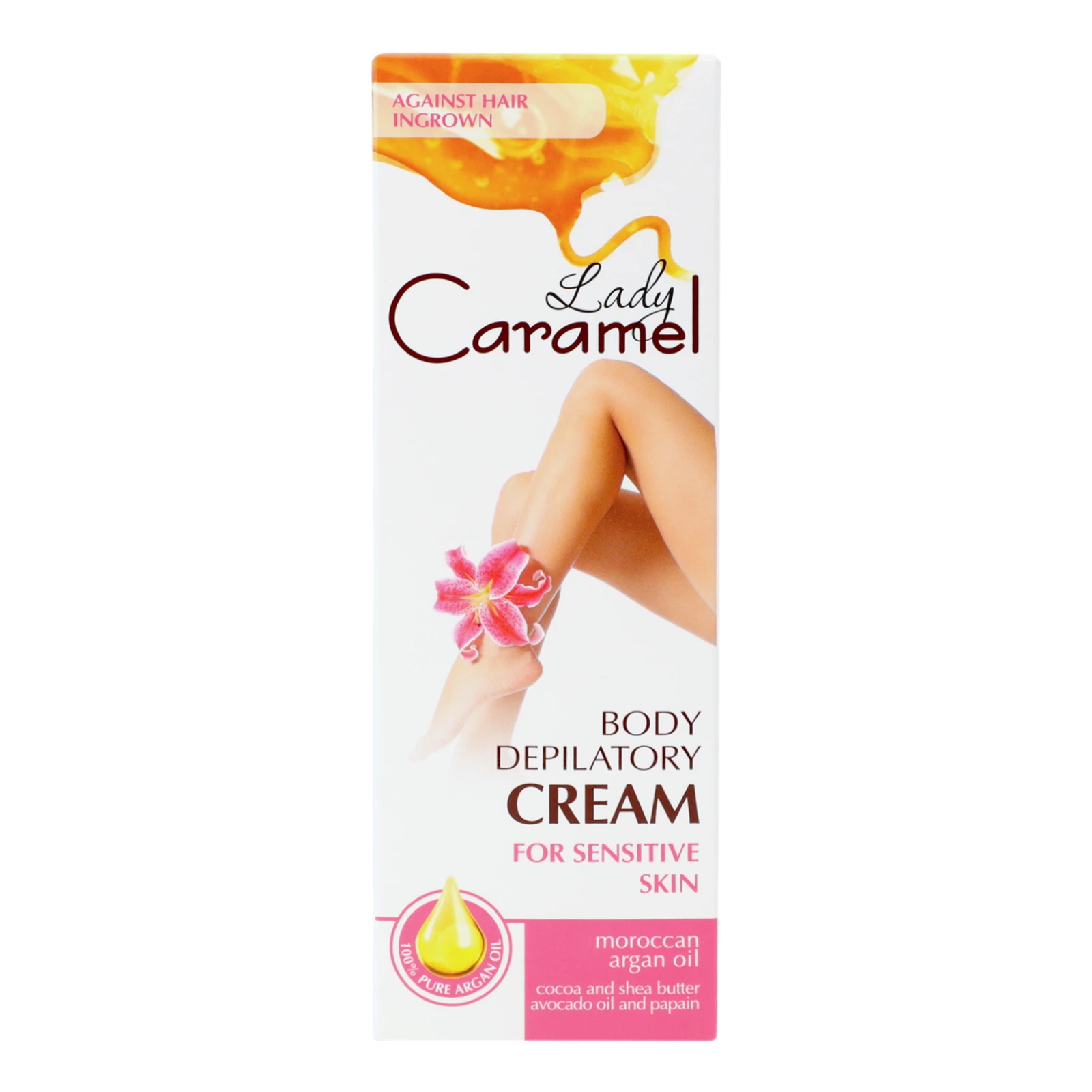 Крем Lady Caramel для депіляції для чутливої шкіри 100мл Фото №:1