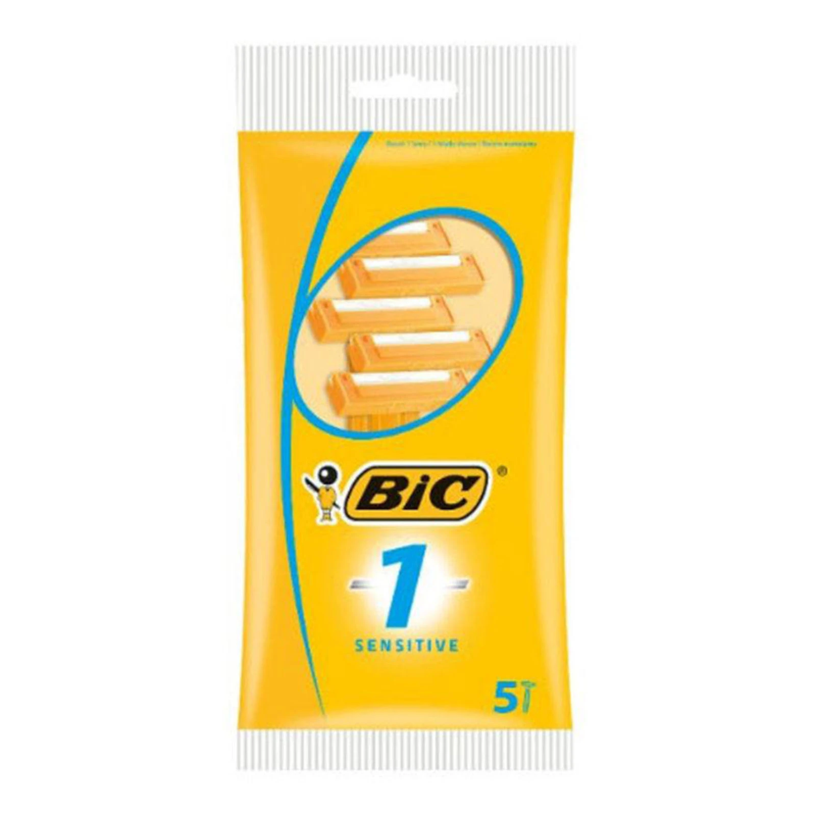 Бритва BiC1 5шт sensitive Фото №:1