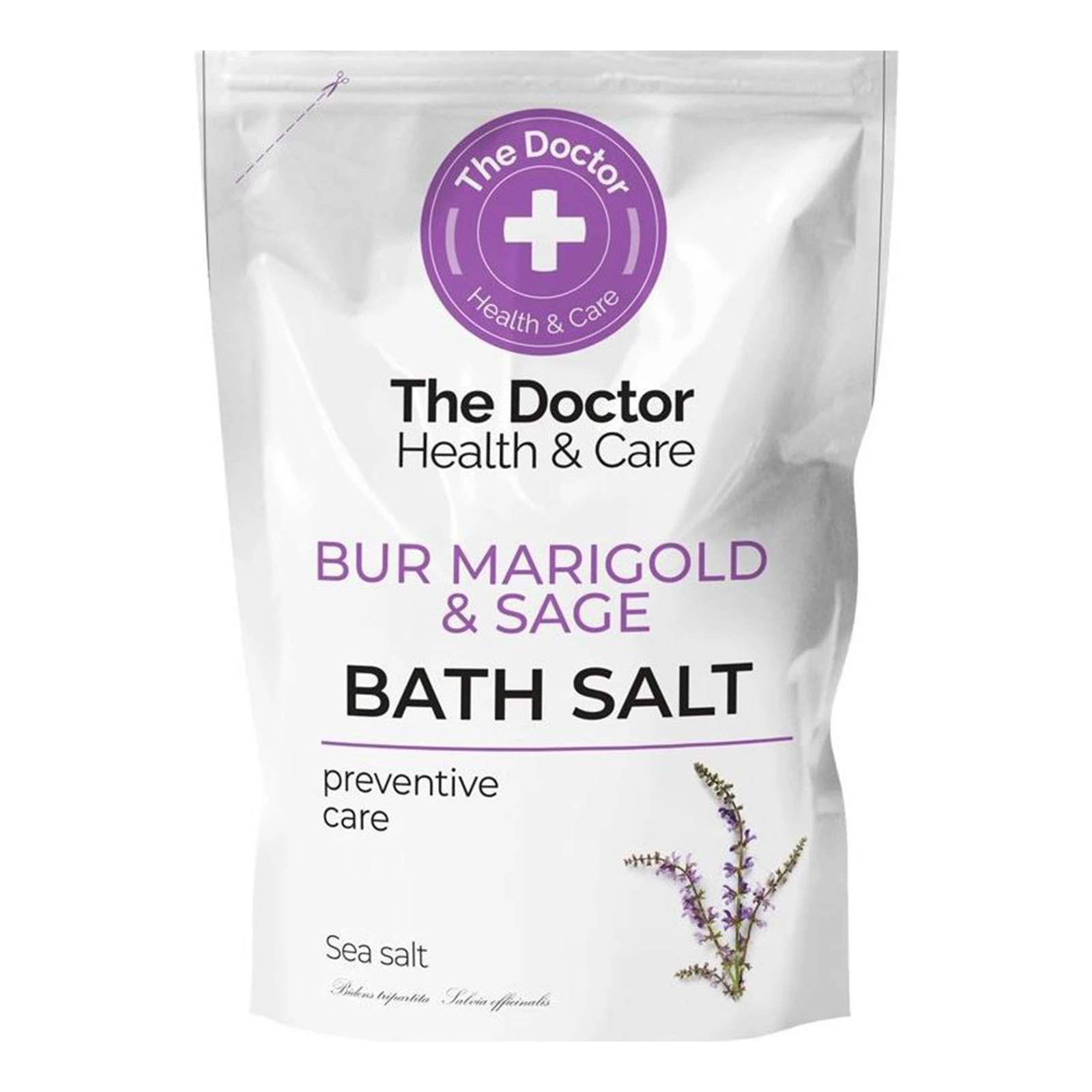 Сіль д/ванни Домашній доктор 500г з чередою і шавлією д/п Фото №:1