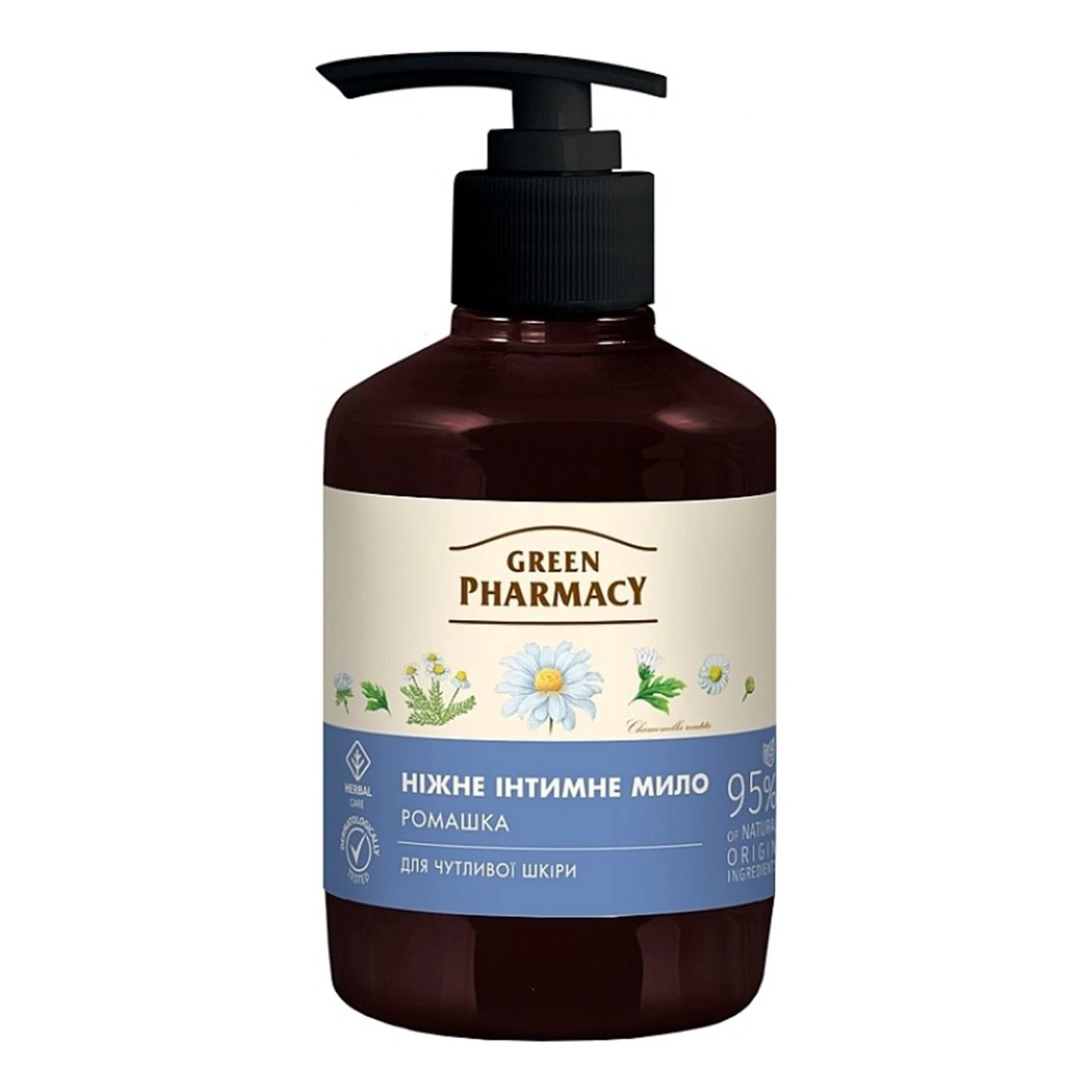 Мило рідке Green Pharmacy 370мл Ромашка інтимне Фото №:1