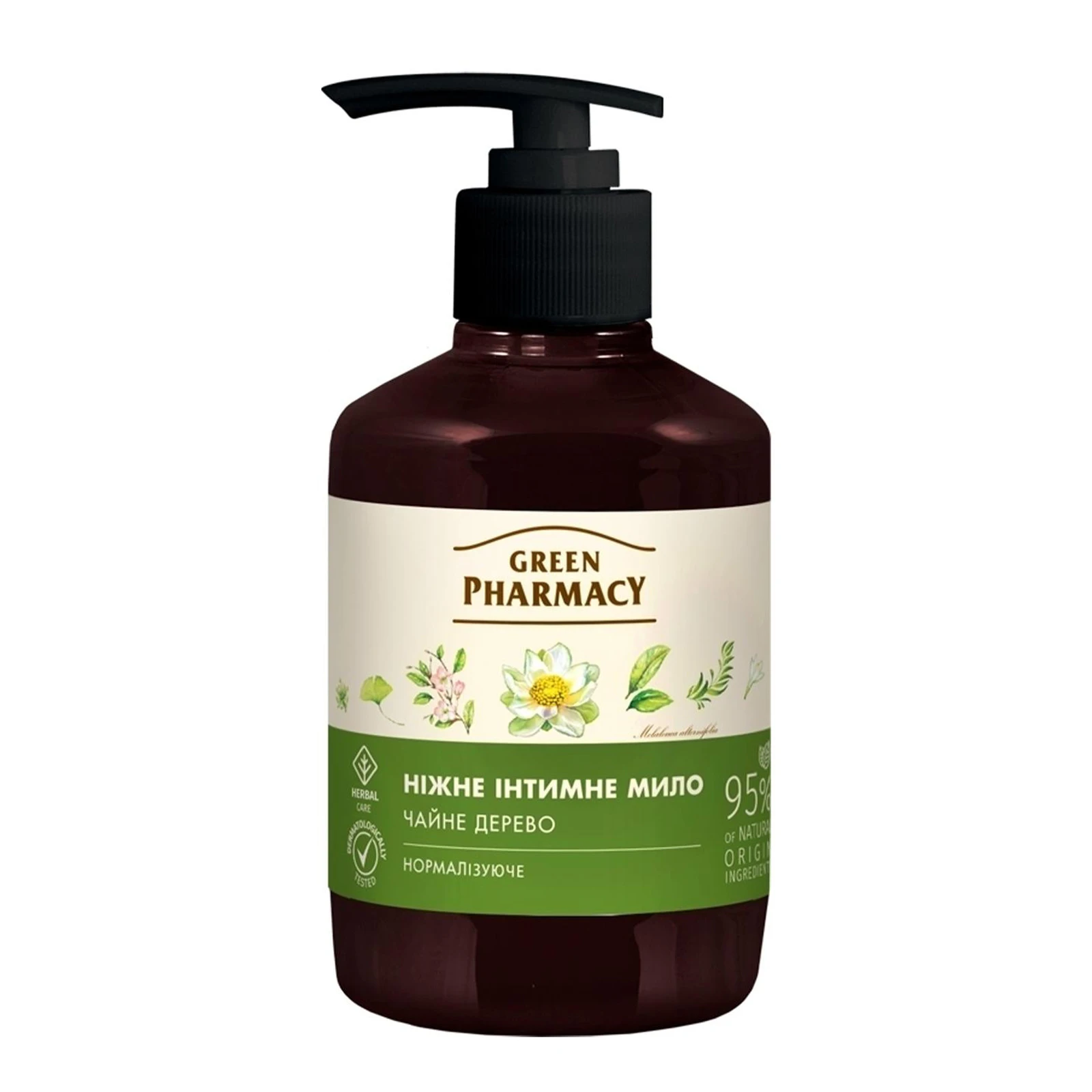Мило рідке Green Pharmacy 370мл Чайне дерево інтимне Фото №:1