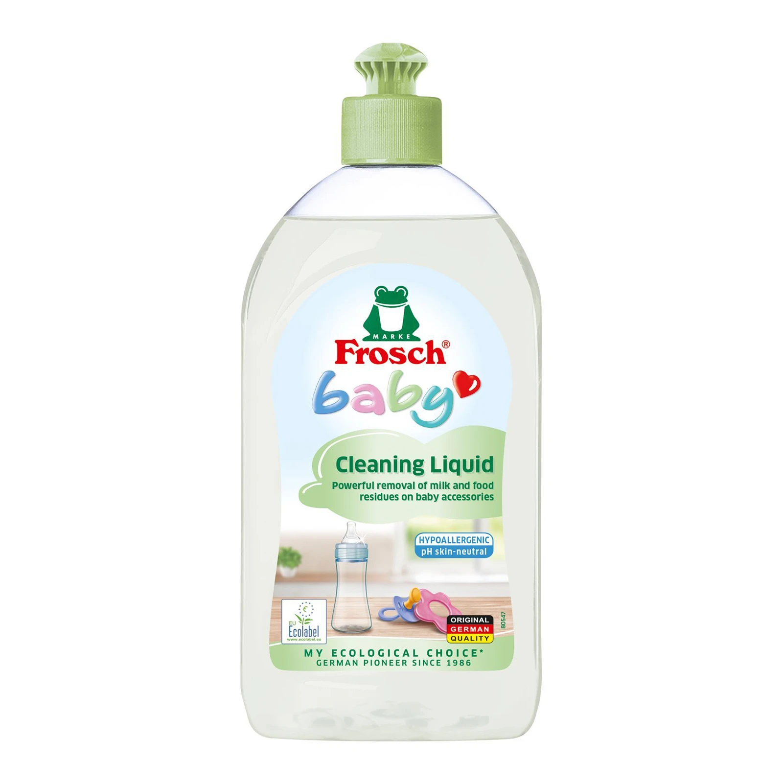 Засіб для миття Frosch Baby для дитячого посуду бальзам 500мл Фото №:1