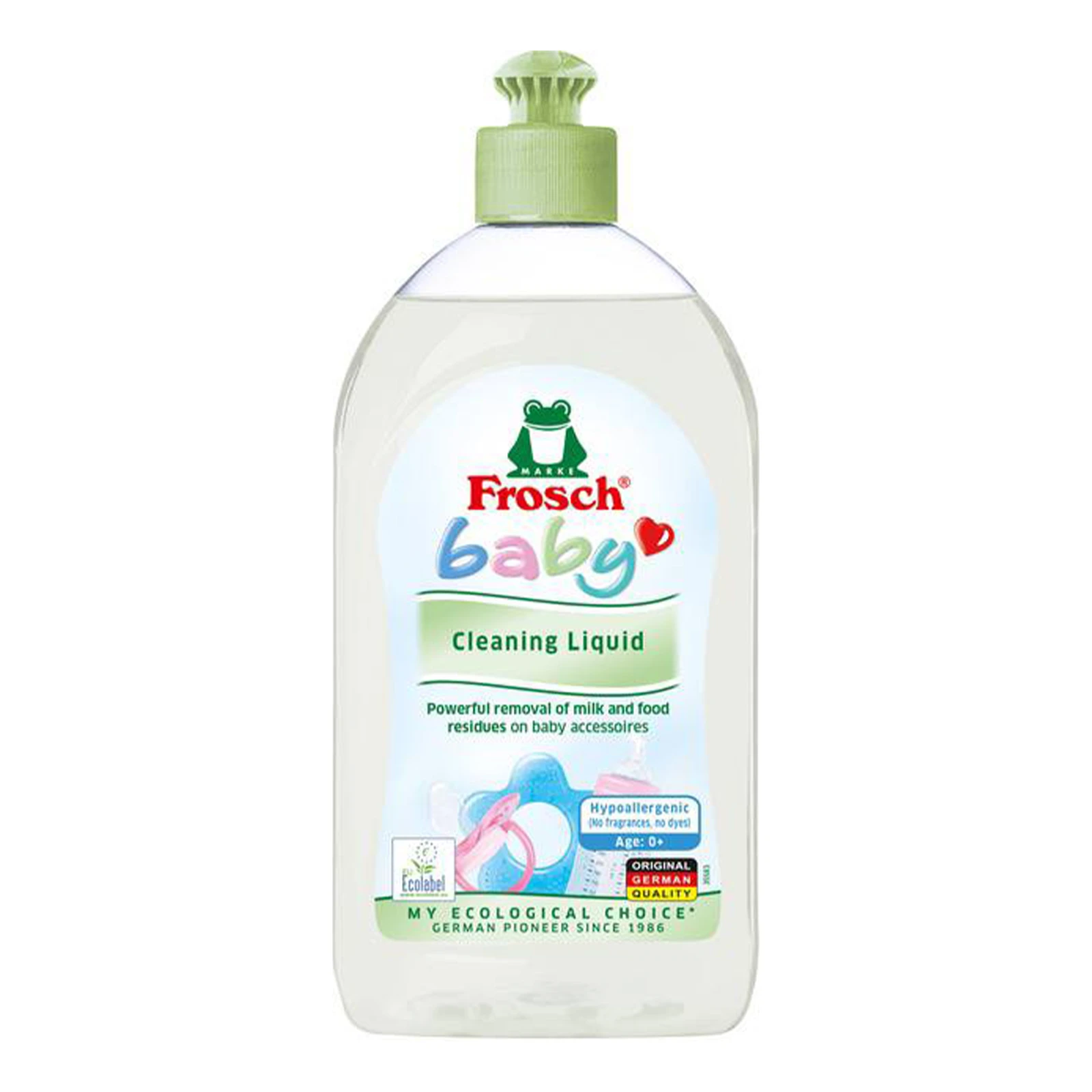 Бальзам Frosch Baby 500г для миття дитячого посуду Фото навігації №:1