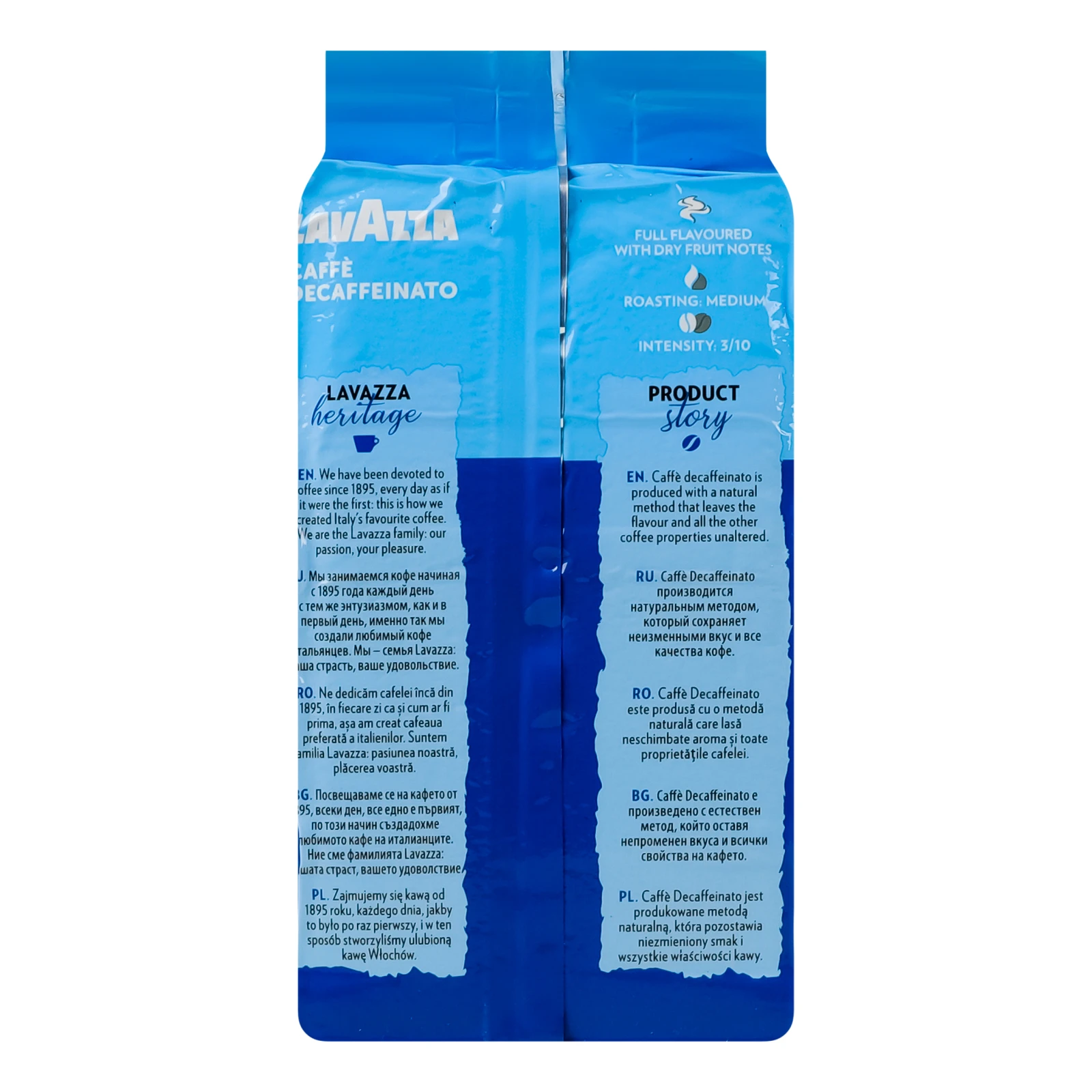 Кава Lavazza Caffe Decaffeinato натуральна смажена мелена 250г Фото №:2