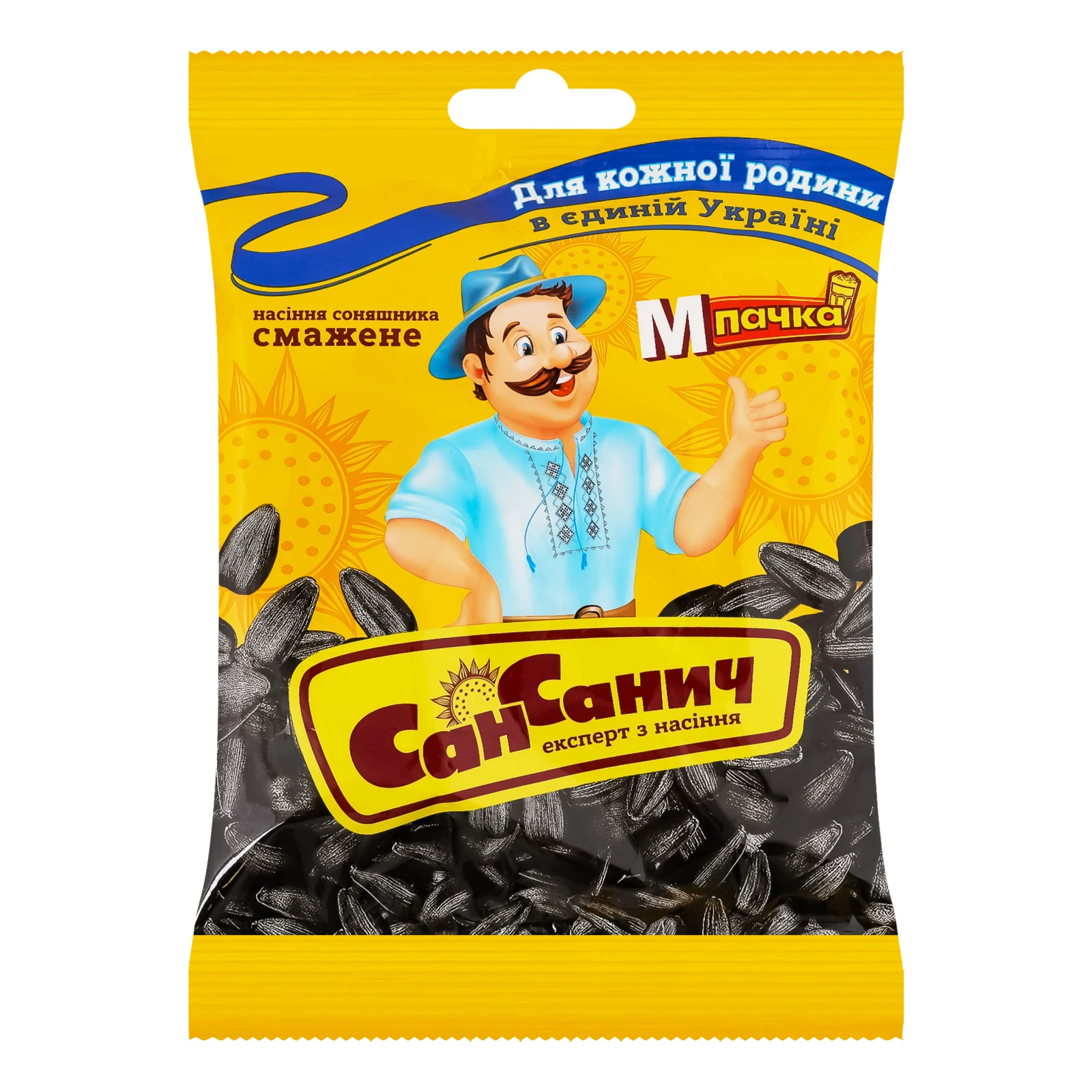 Насіння соняшника Сан Санич смажене 70г Фото №:1