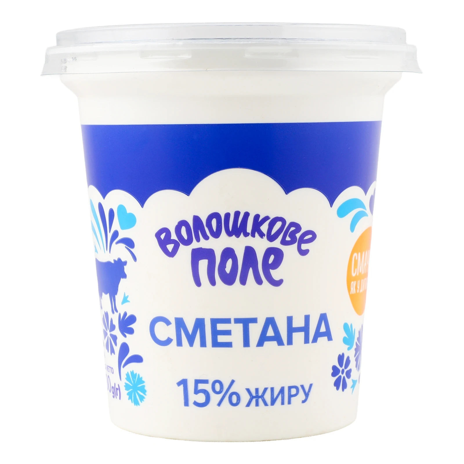 Сметана Волошкове поле 15% 300г