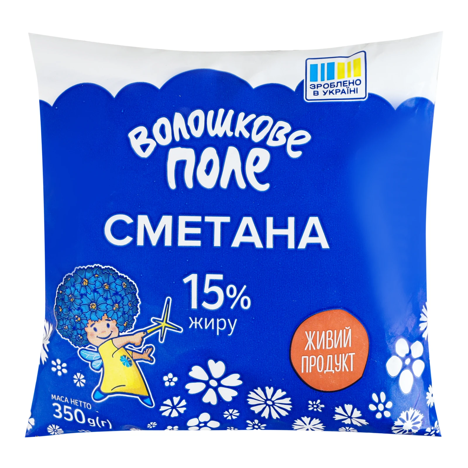 Сметана Волошкове поле 15% 350г Фото №:1