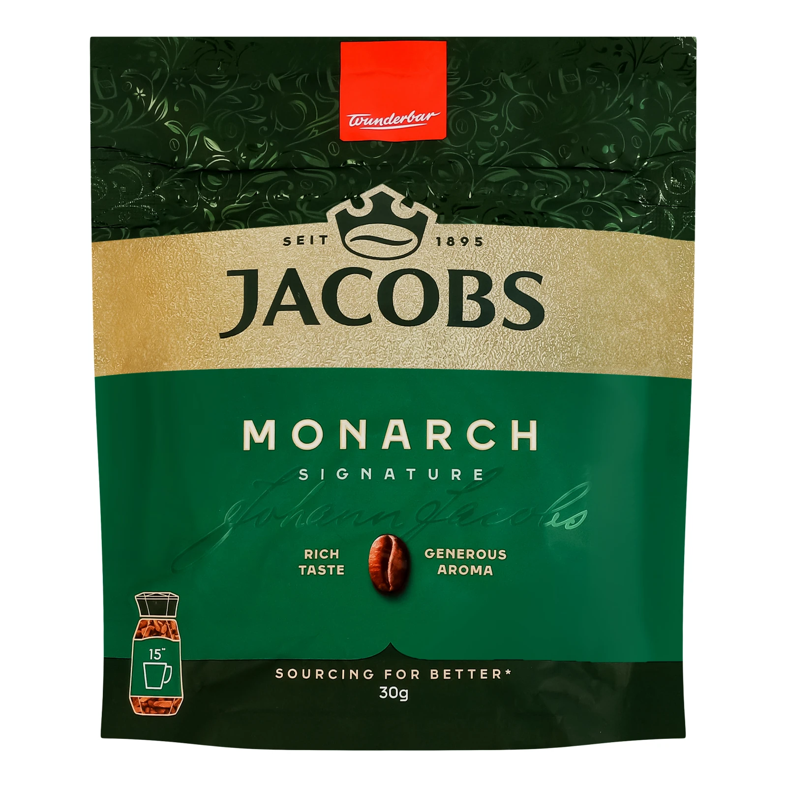Кава Jacobs Monarch розчинна сублімована 30г