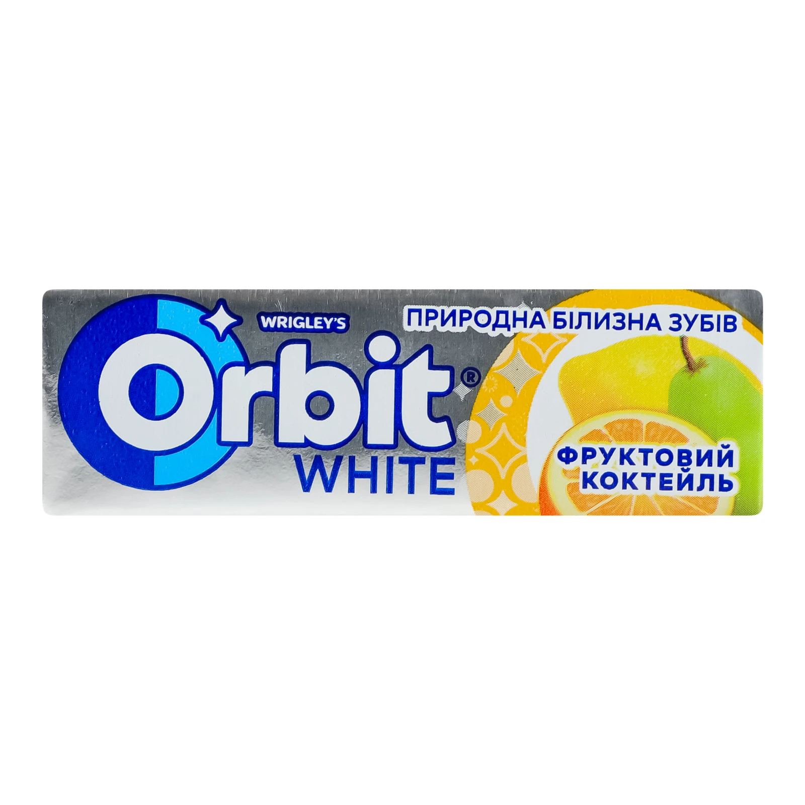 Гумка жувальна Orbit White Фруктовий коктейль без цукру 14г Фото №:1