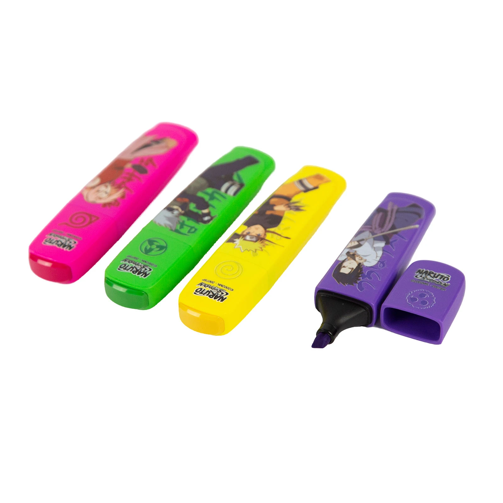 Набір Kite маркерів Highlighter 4кольори Naruto Фото №:3