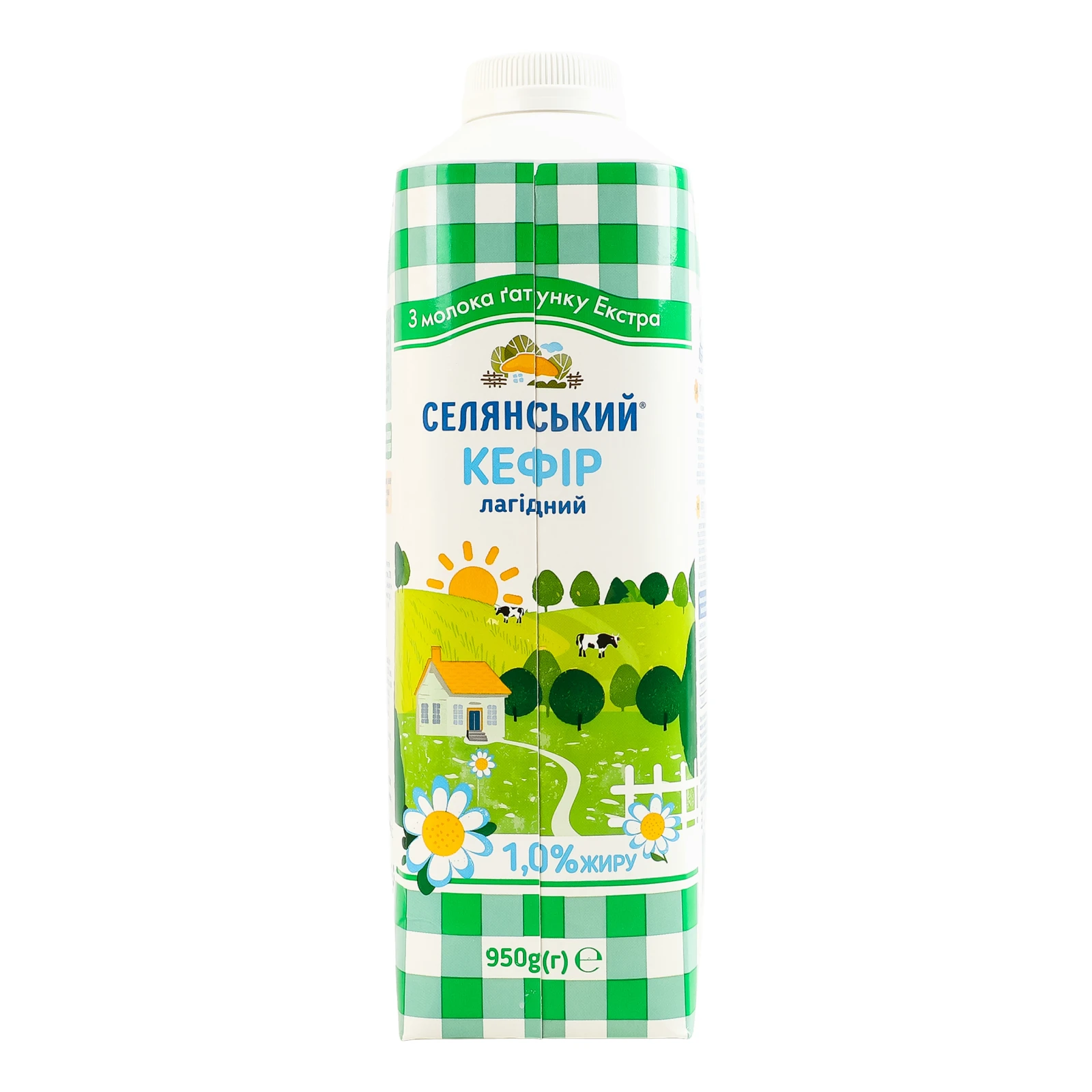 Кефір Селянський 1% 950г фото 2