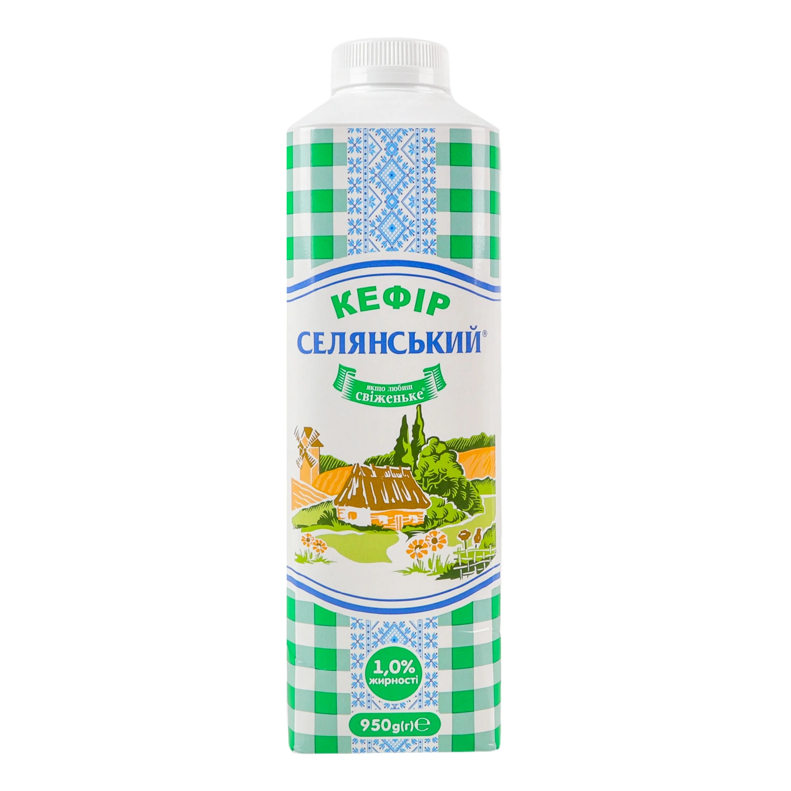 Кефір Селянський 1% 950г Фото №:1