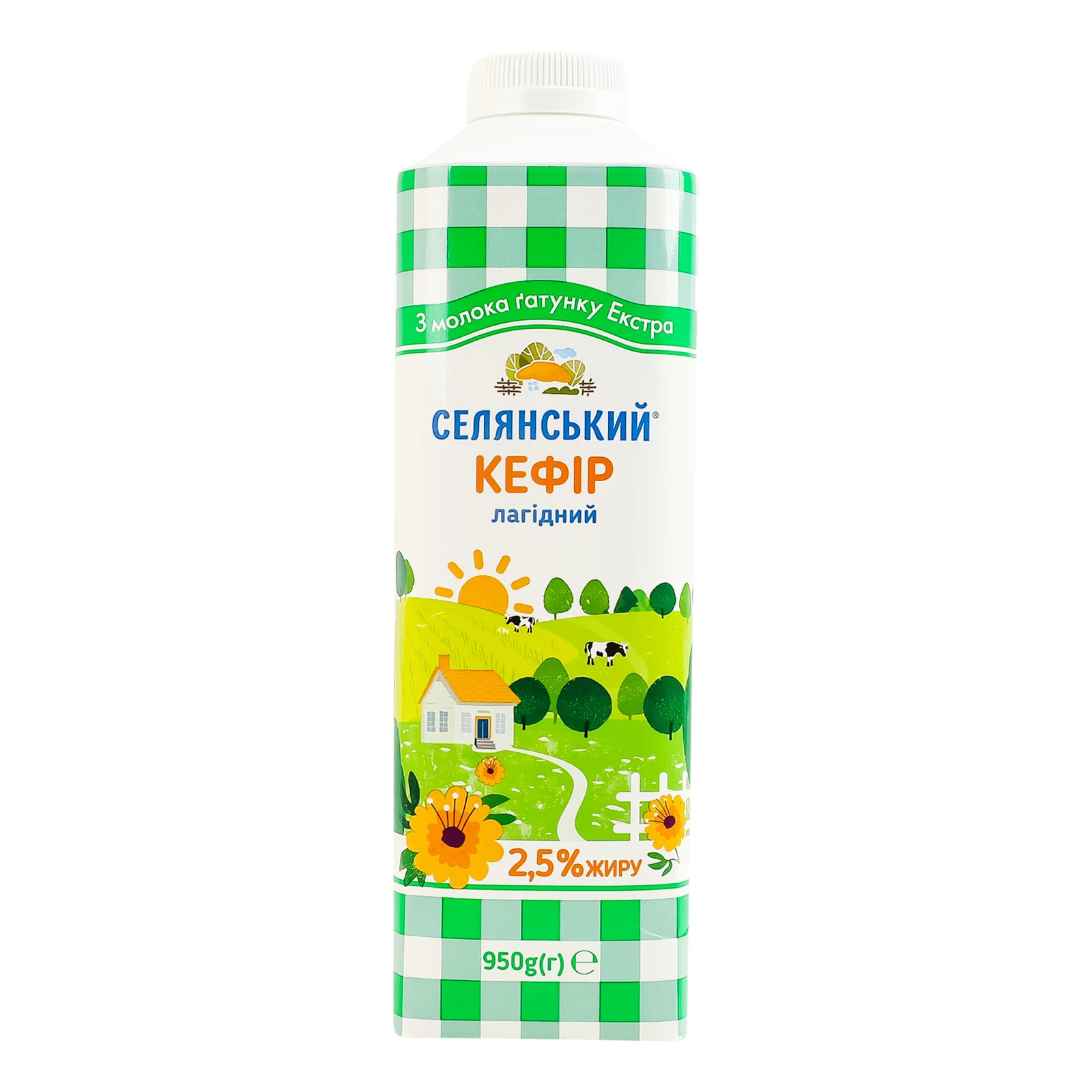 Кефір Селянський 2.5% 950г Фото №:1