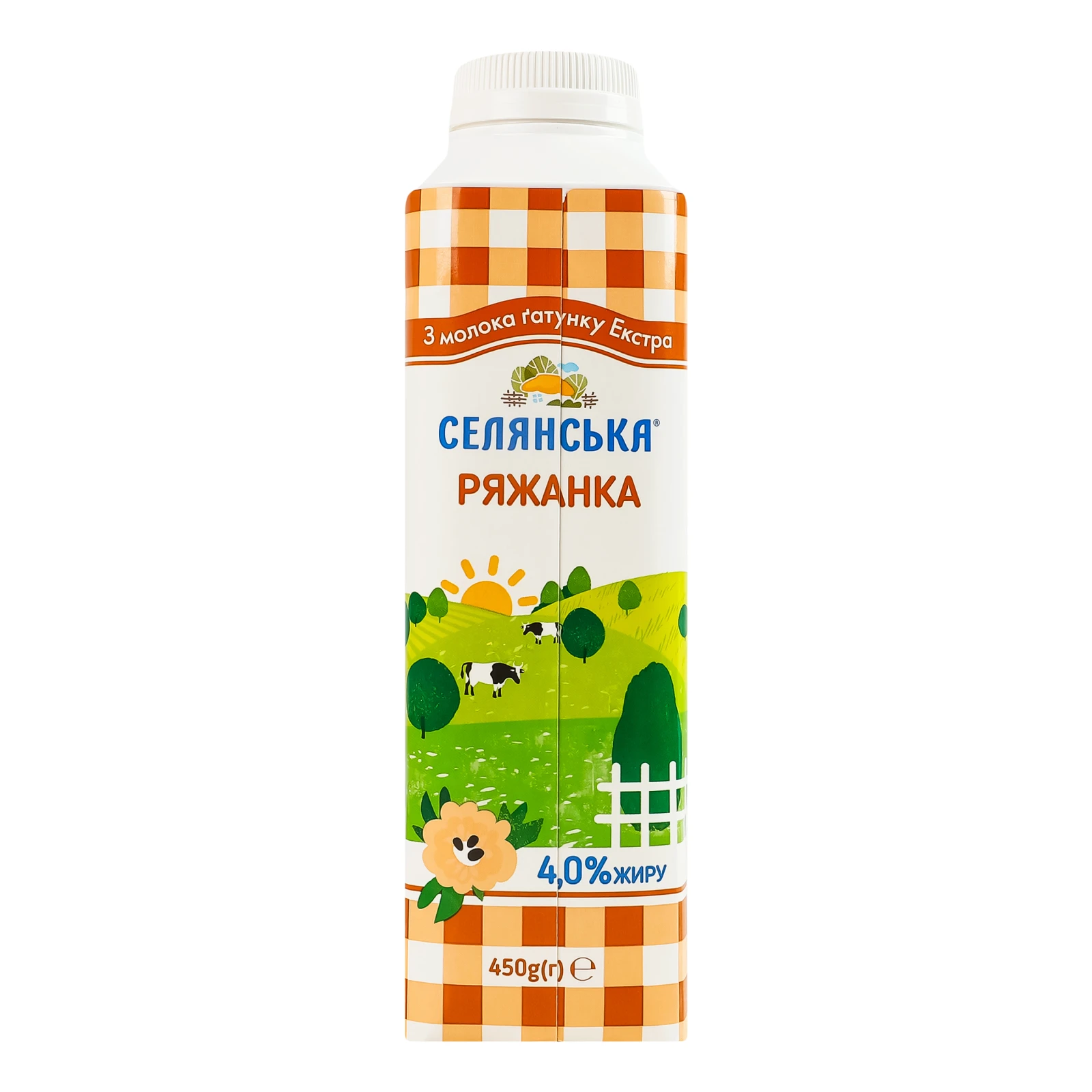 Ряжанка Селянська 4% 450г Фото №:2