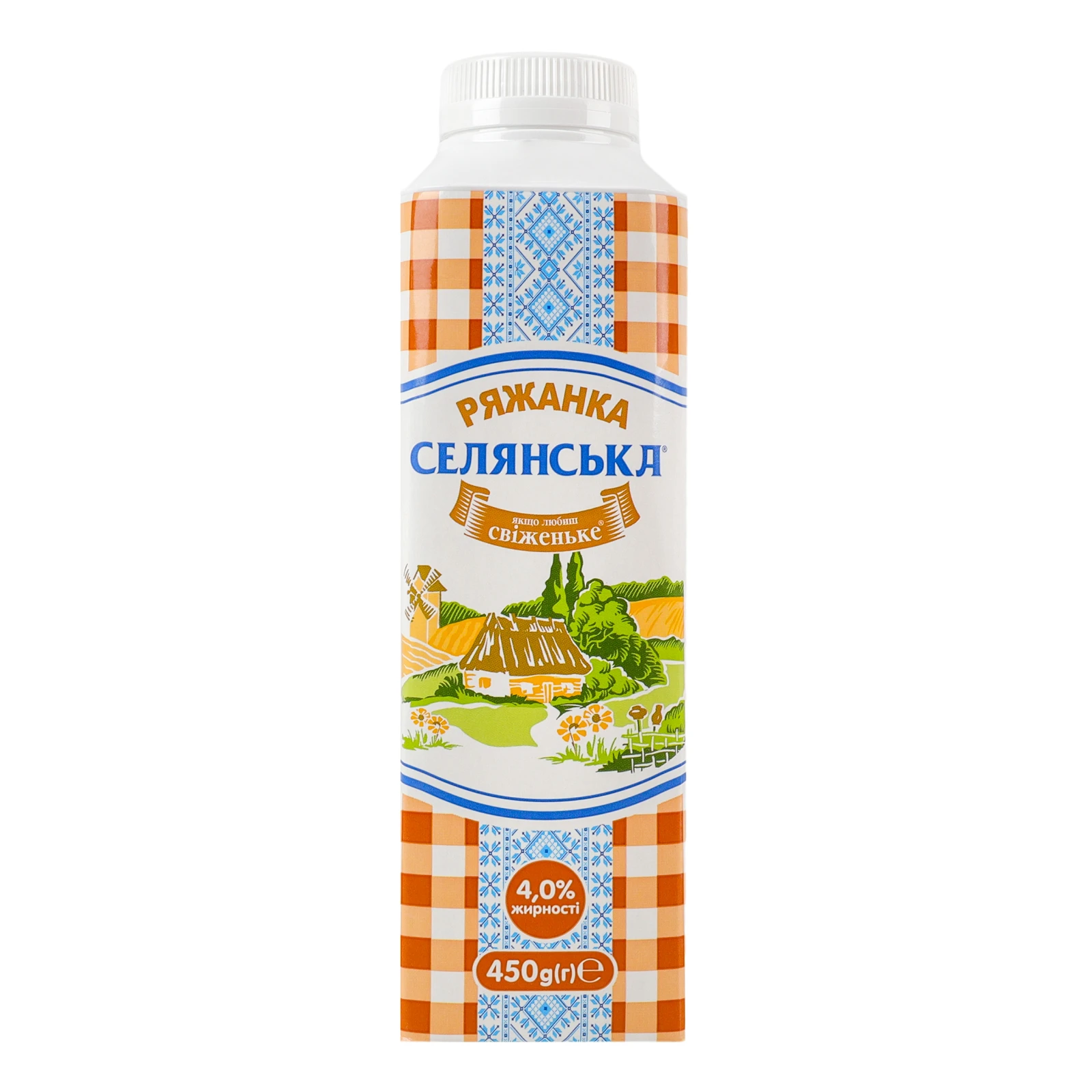 Ряжанка Селянська 4% 450г Фото №:1