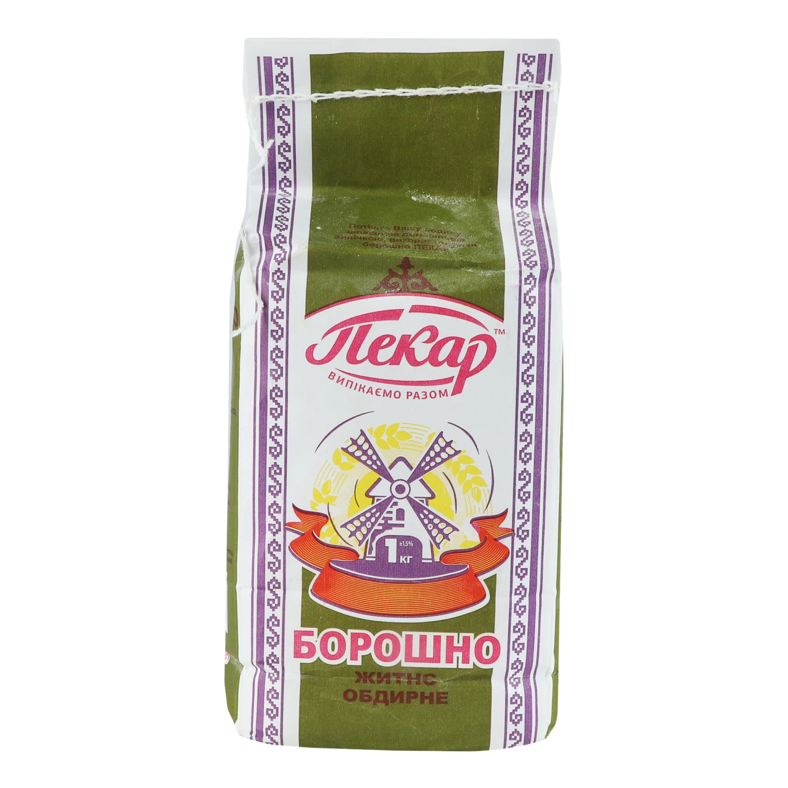 Борошно Пекар житнє обдирне 1кг Фото №:2