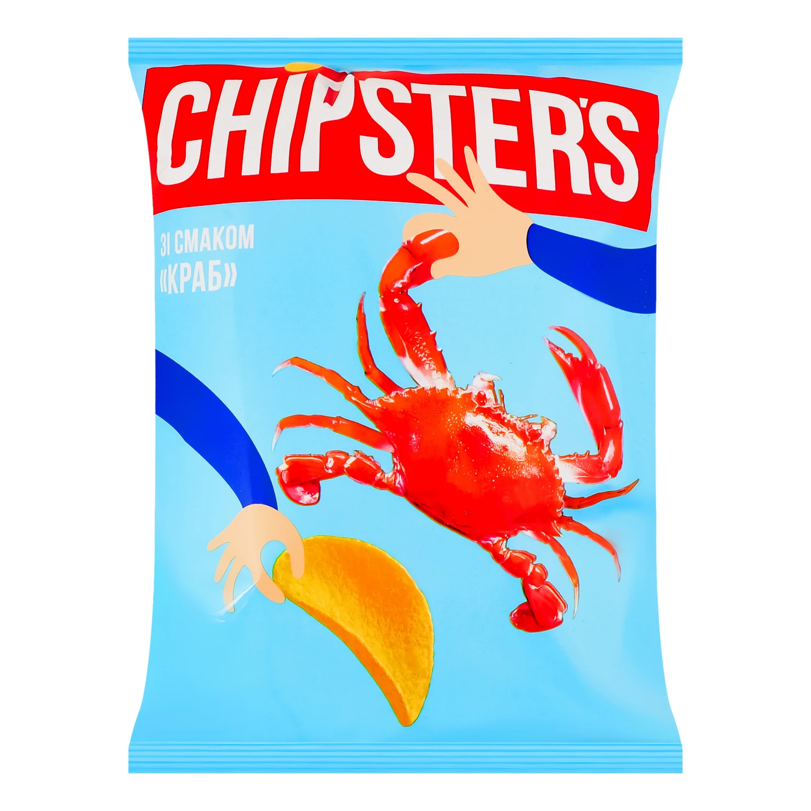 Чипси Chipster's Краб картопляні 120г Фото №:1