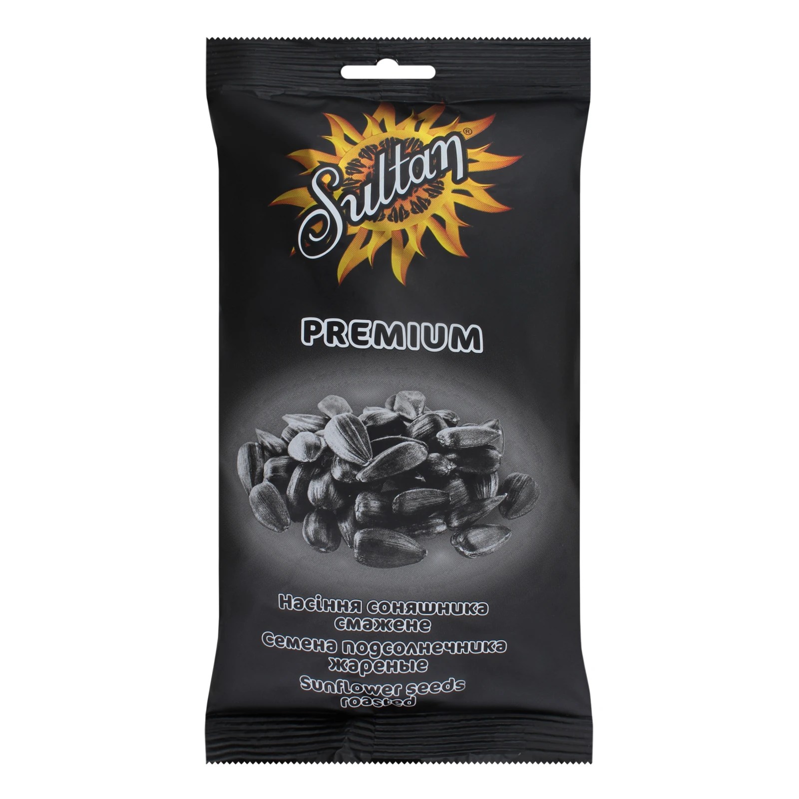 Насіння соняшника Sultan Premium смажене 160г Фото №:1