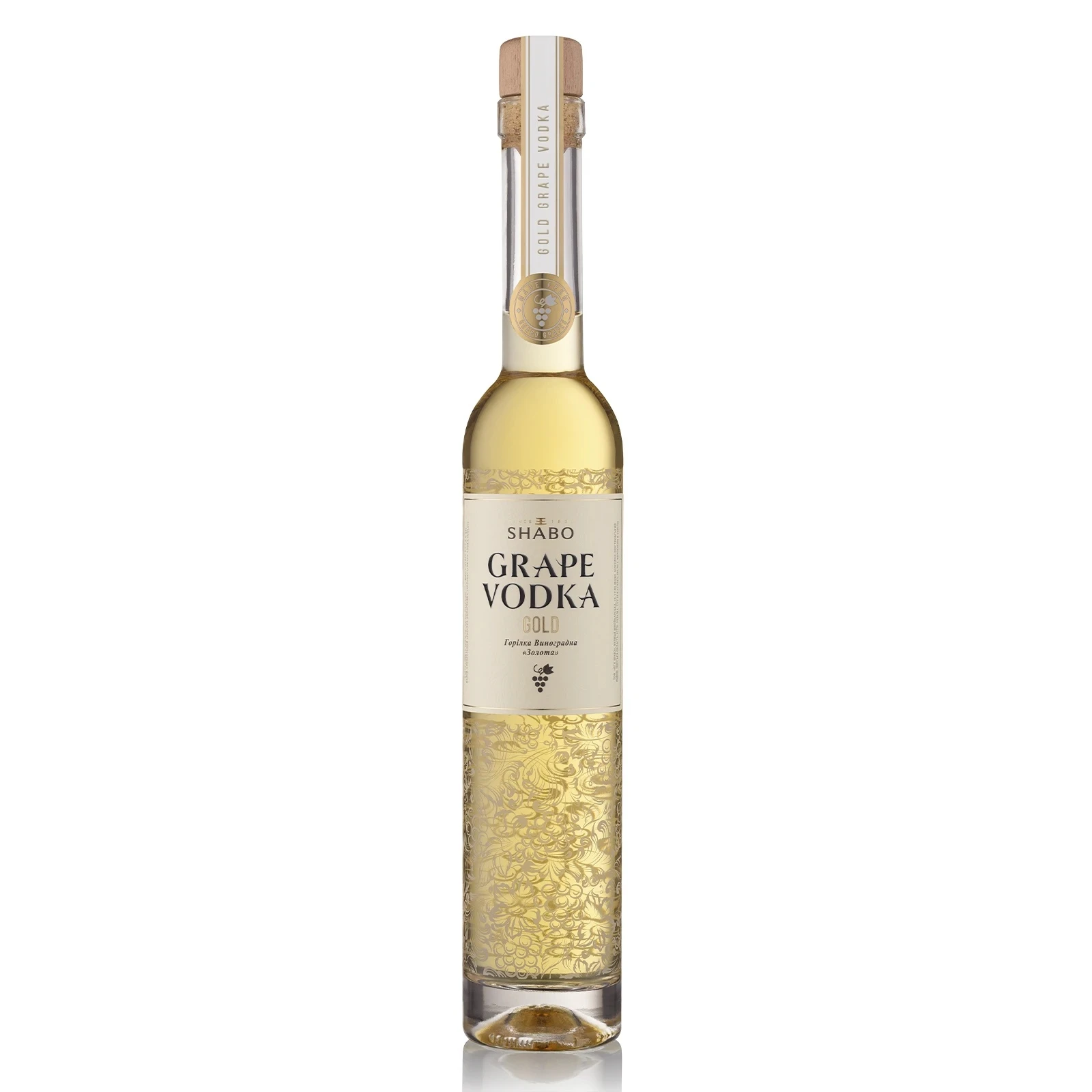 Горілка Shabo 0,375л 40% Grape Vodka Gold Фото №:1