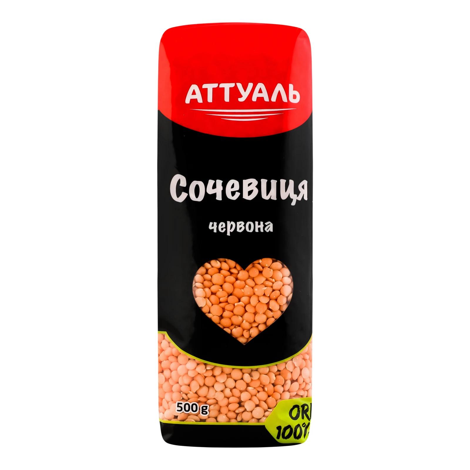Сочевиця Аттуаль червона 500г Фото навігації №:1