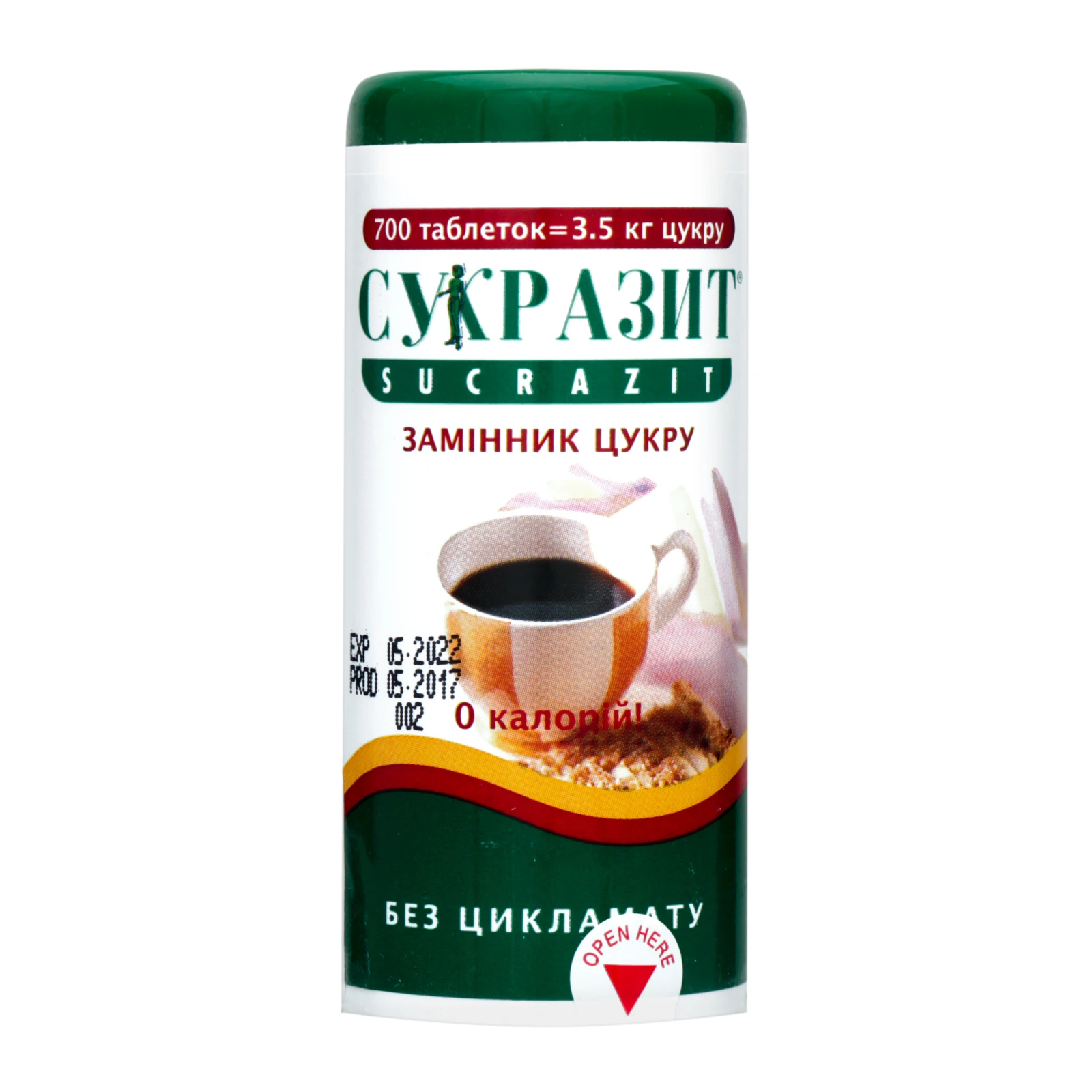 Замінник цукру Sucrazit Patent в пігулках 700 шт