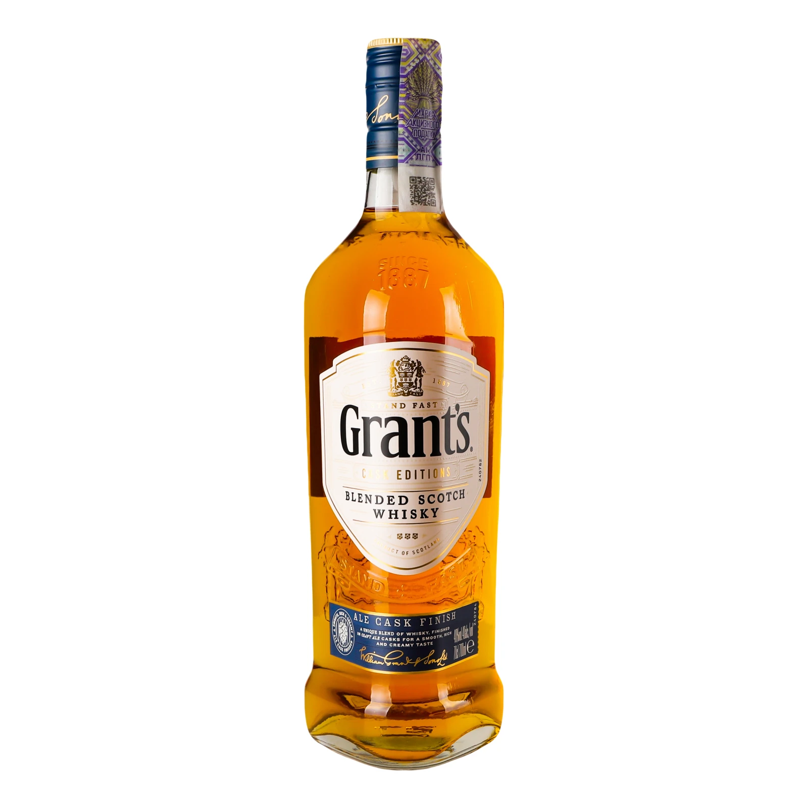 Віскі Grant's Ale Cask 40% 0.7л