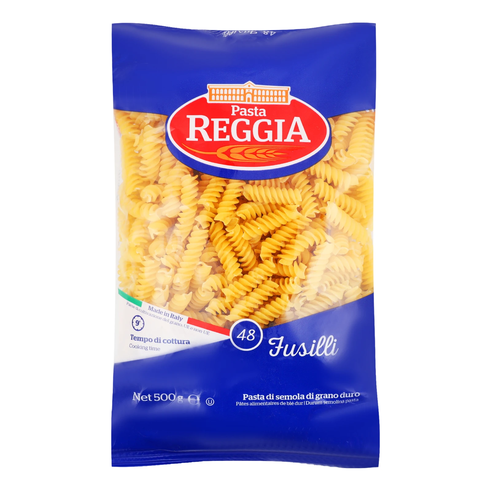 Макаронні вироби Pasta Reggia Fusilli N48 500г Фото №:1