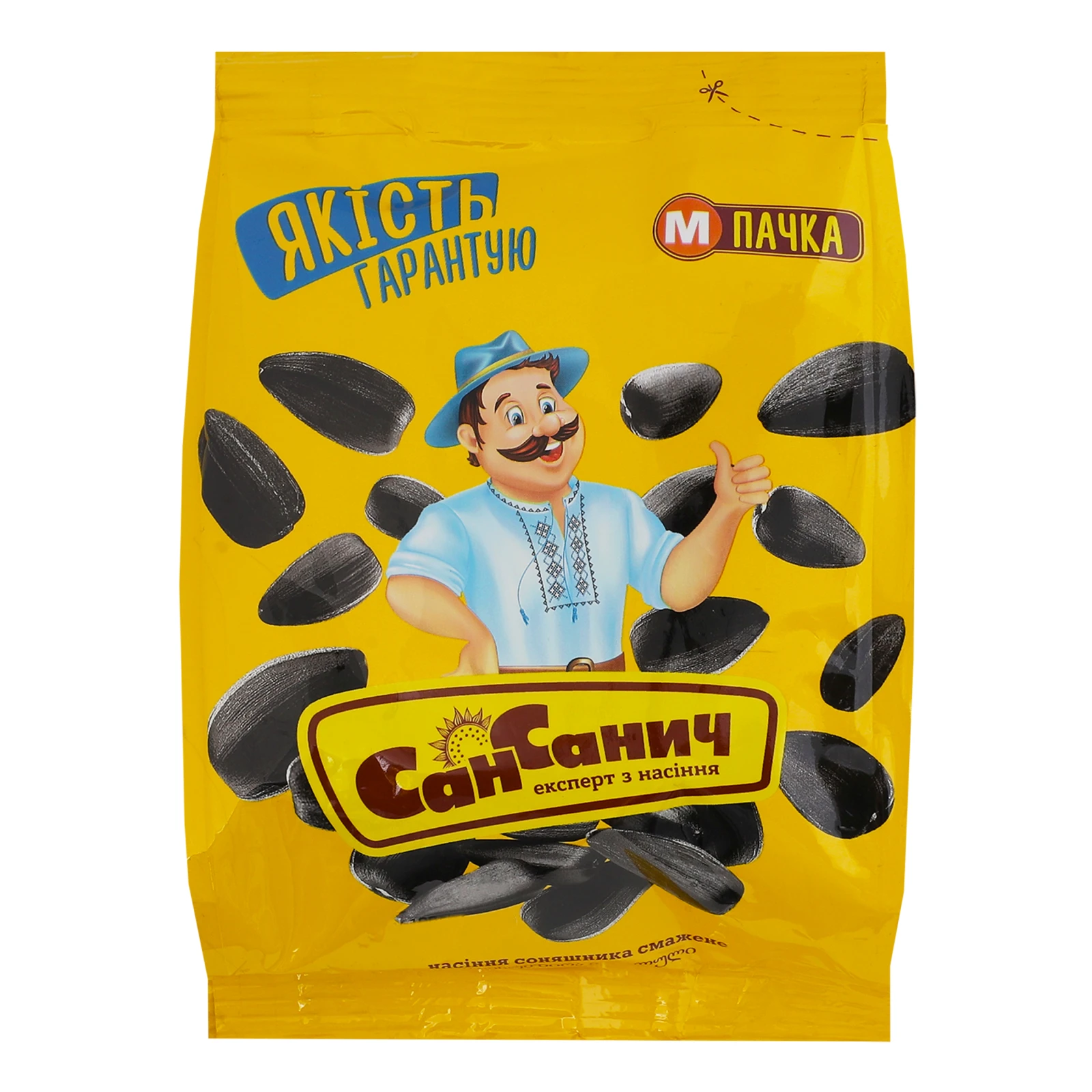 Насіння соняшника Сан Санич смажене 100г Фото №:1