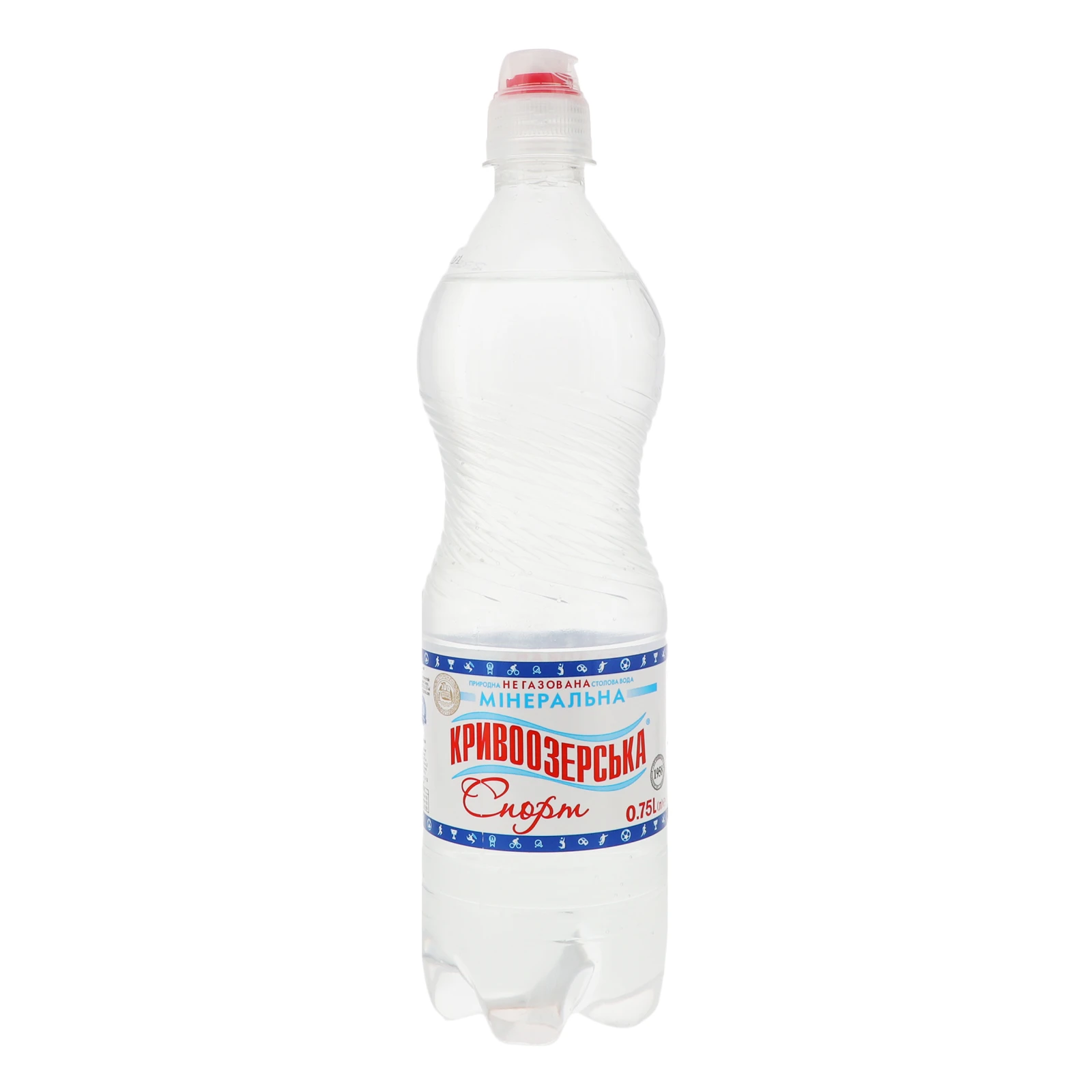 Вода мінеральна Кривоозерська Спорт природна столова негазована 750мл Фото №:1