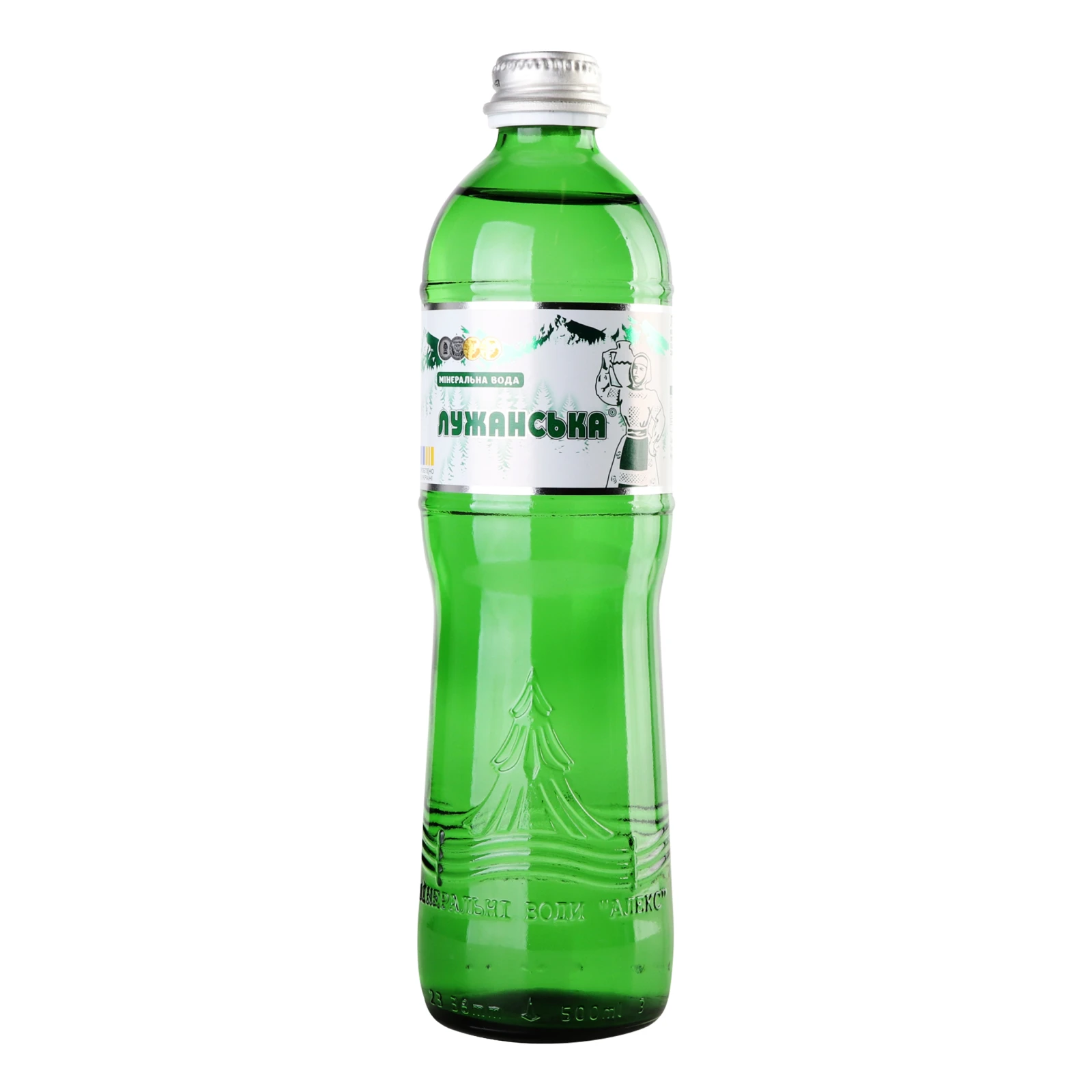 Вода мінеральна Лужанська сильногазована 500мл Фото №:1