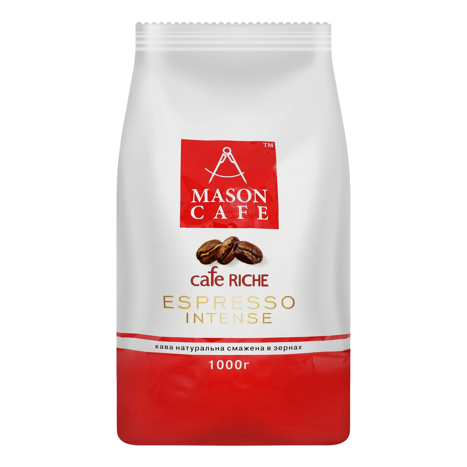 Кава Mason Cafe Espresso Intense натуральна смажена в зернах 1кг