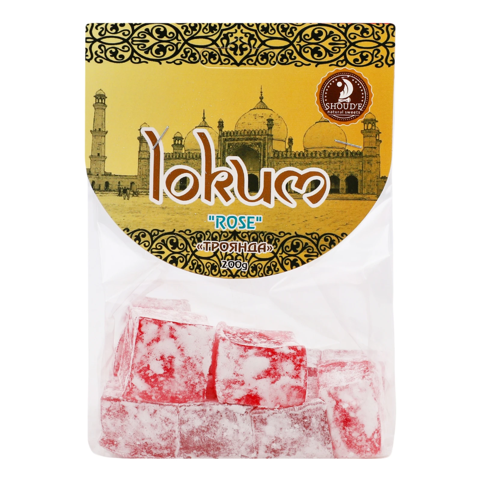 Лукум Shoud`e 200г троянда Фото №:1
